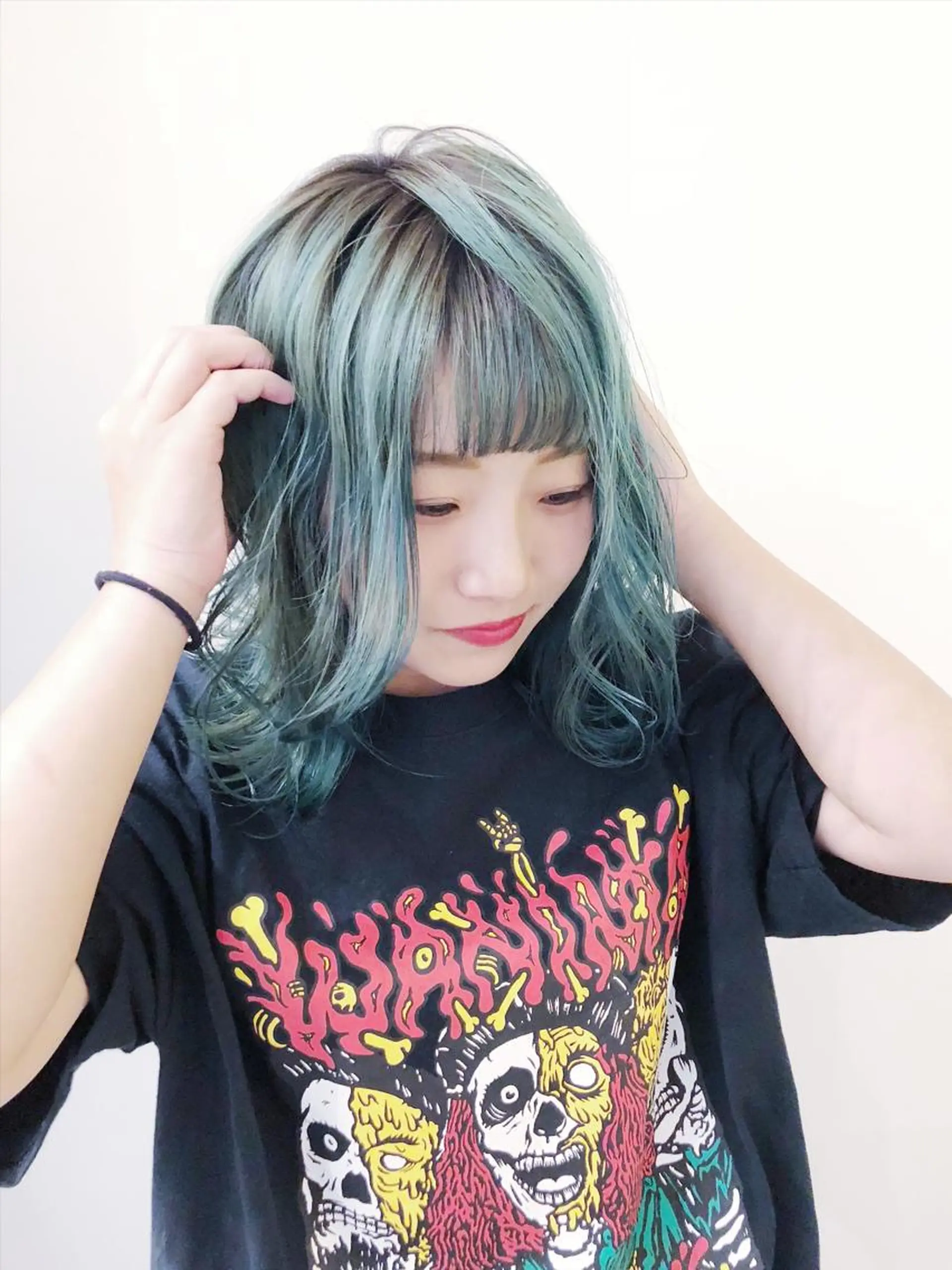 ミディアム 寺山 靖晃のヘアスタイル