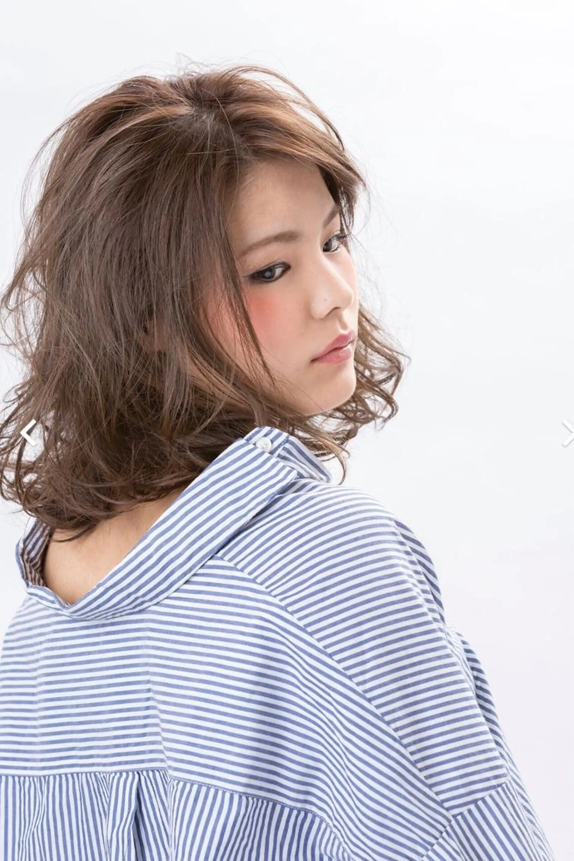 ミディアム ヘアカラー 髪質改善ストレート、 カラー清野雄大のヘアスタイル