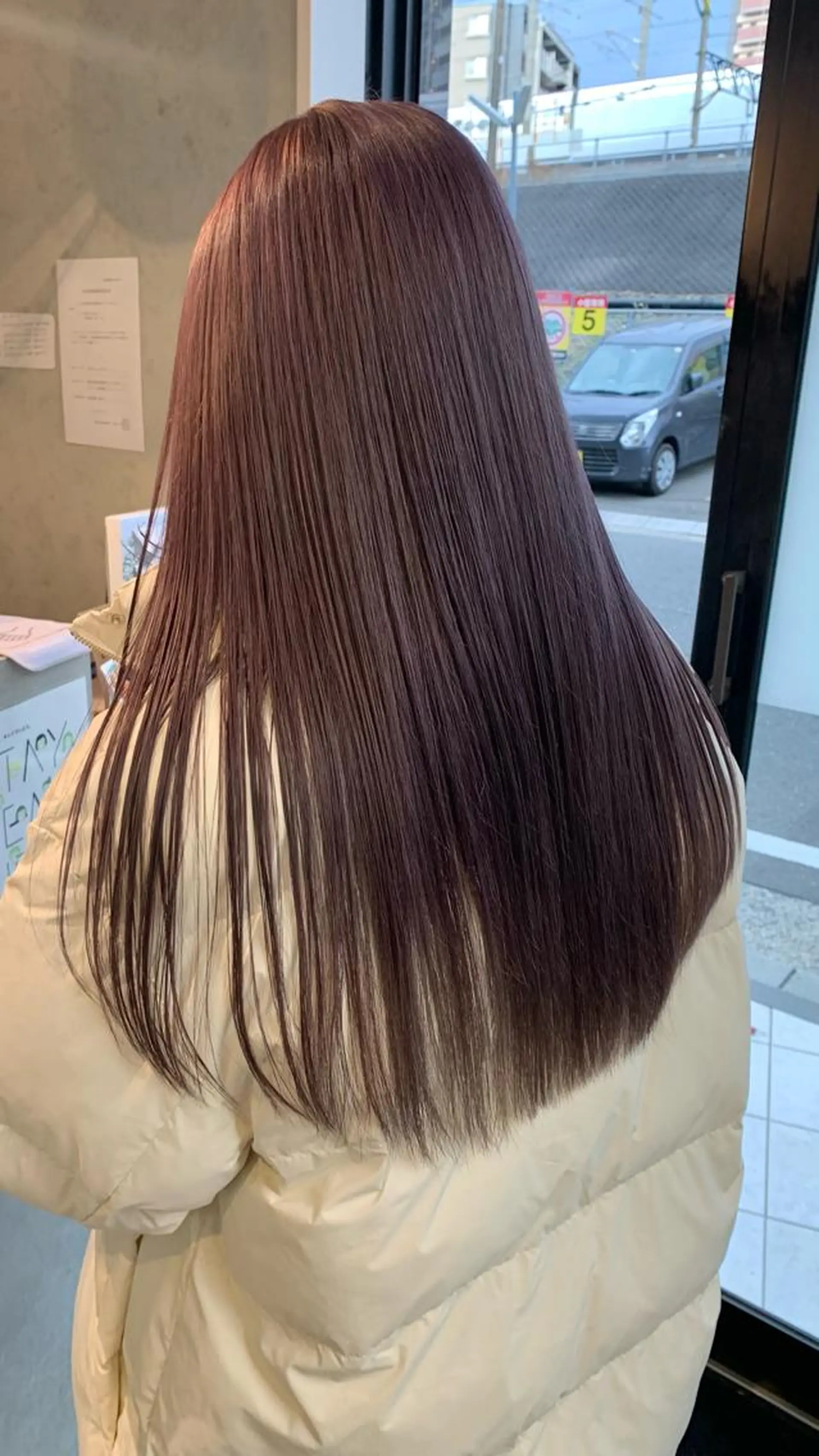 ロング カラー カット ヘアカラー トリートメント Haru/THREE …by velvetのヘアスタイル