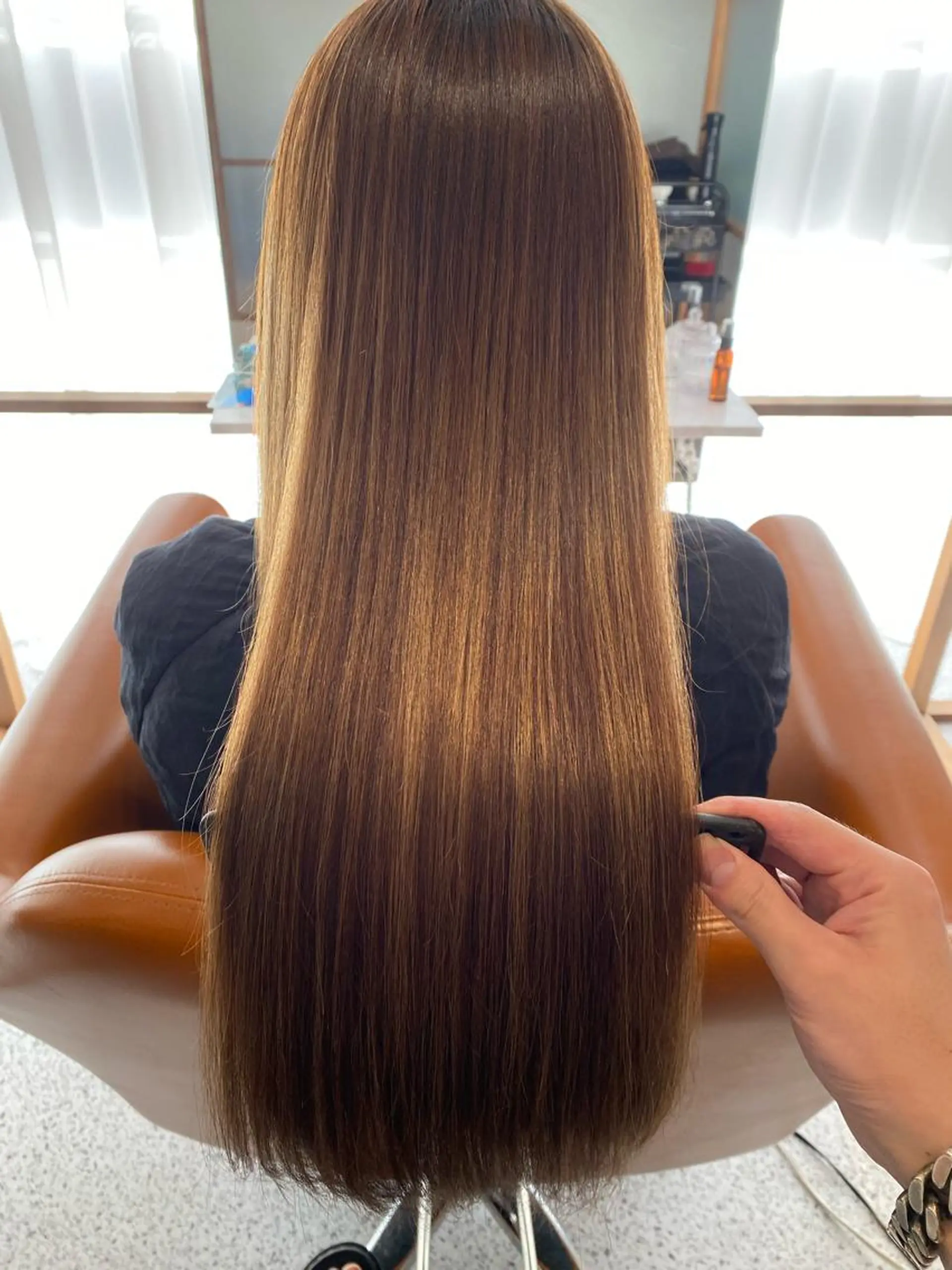 ロング 縮毛矯正・髪質改善 支持率No1🫧北島のヘアスタイル