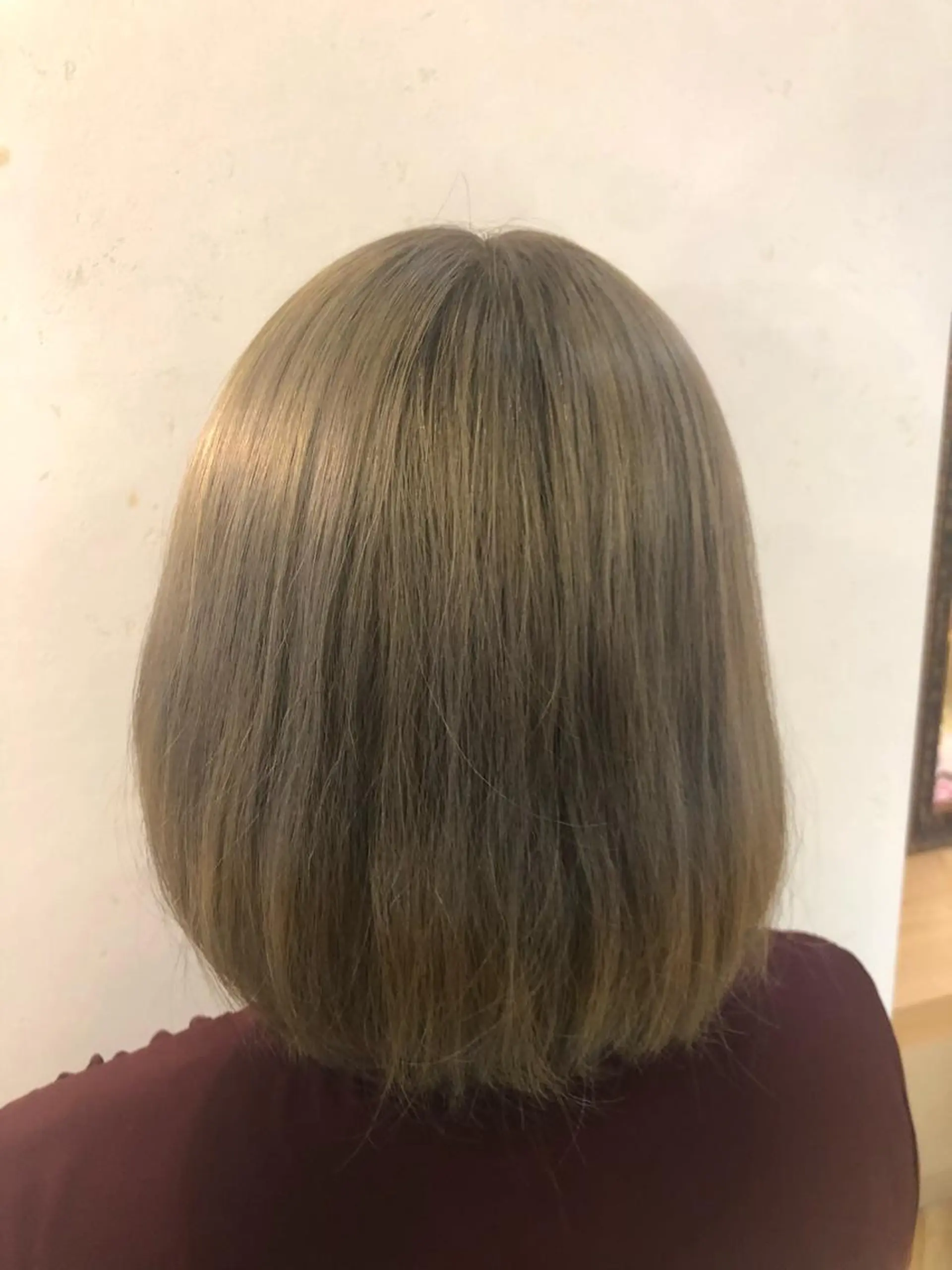 ショート カラー パーマ アッシュ ブリーチ ✨髪質改善/透明感✨ 西野　陽のヘアスタイル