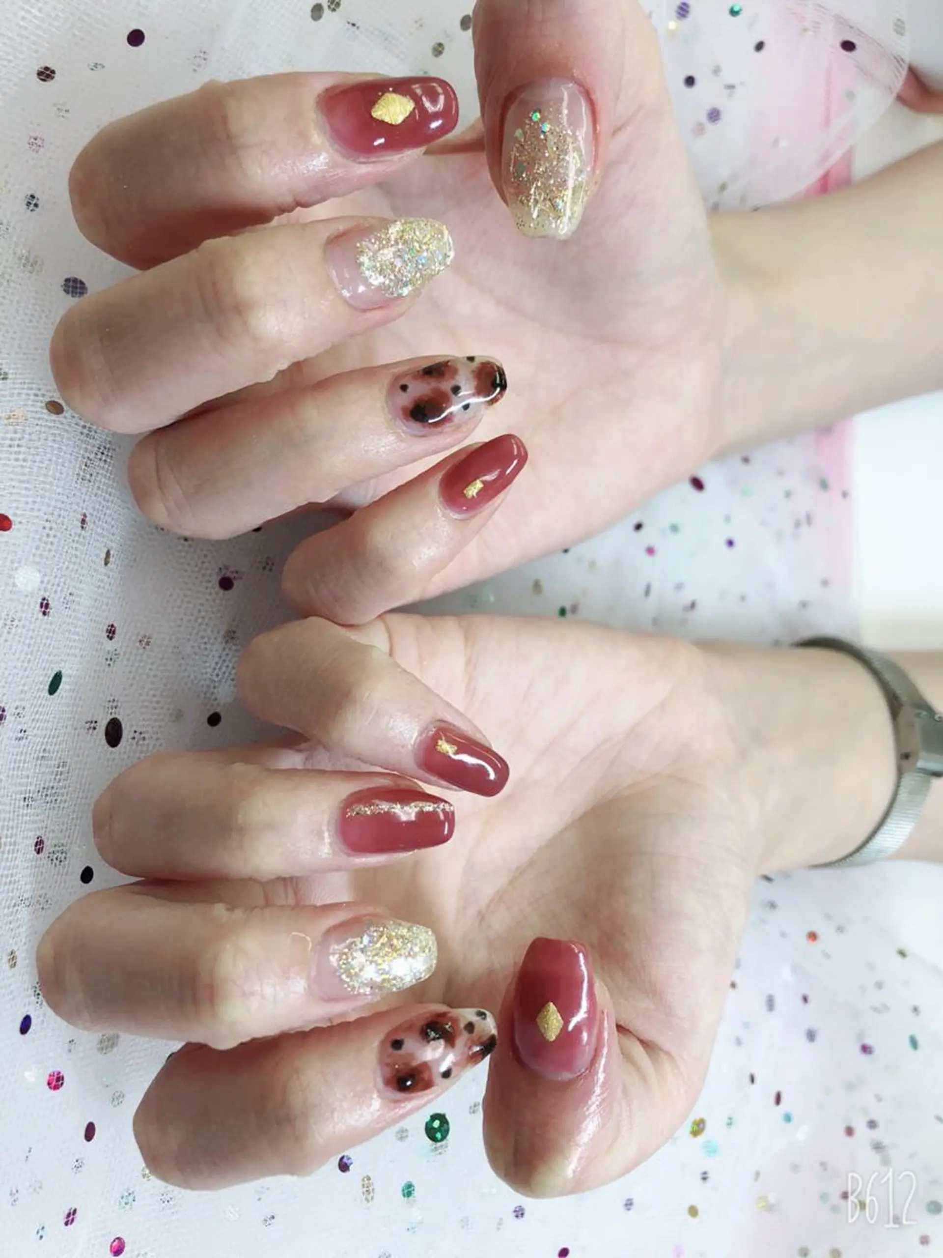 ネイル 🦋ネイルサロン ブラン🌈ゆりのネイルデザイン