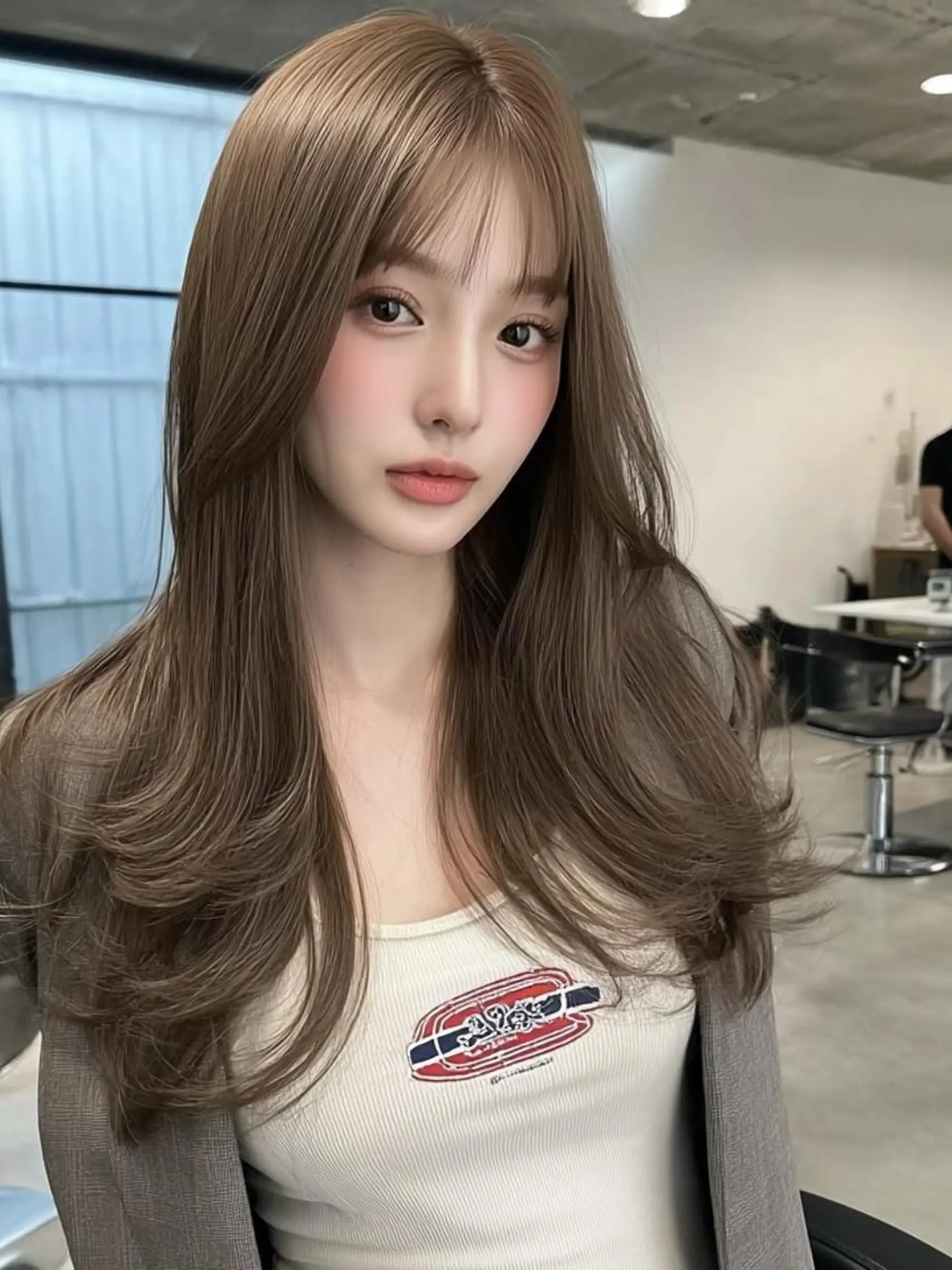 セミロング ボブ 外国人風カラー カット ヘアカラー トリートメント 🎀透明感カラー/ yuka🎀のヘアスタイル