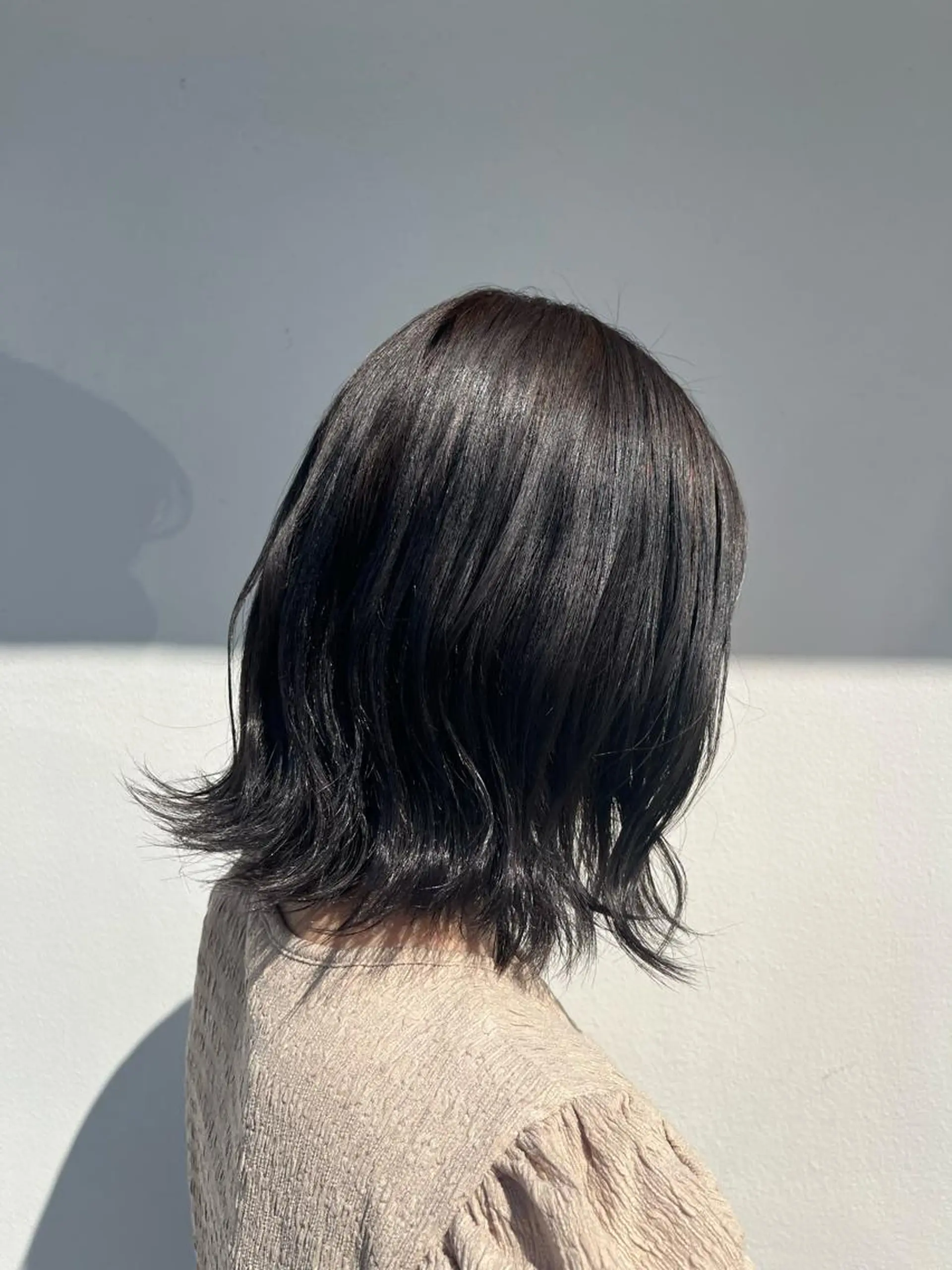 ミディアム カラー 福本 光のヘアスタイル