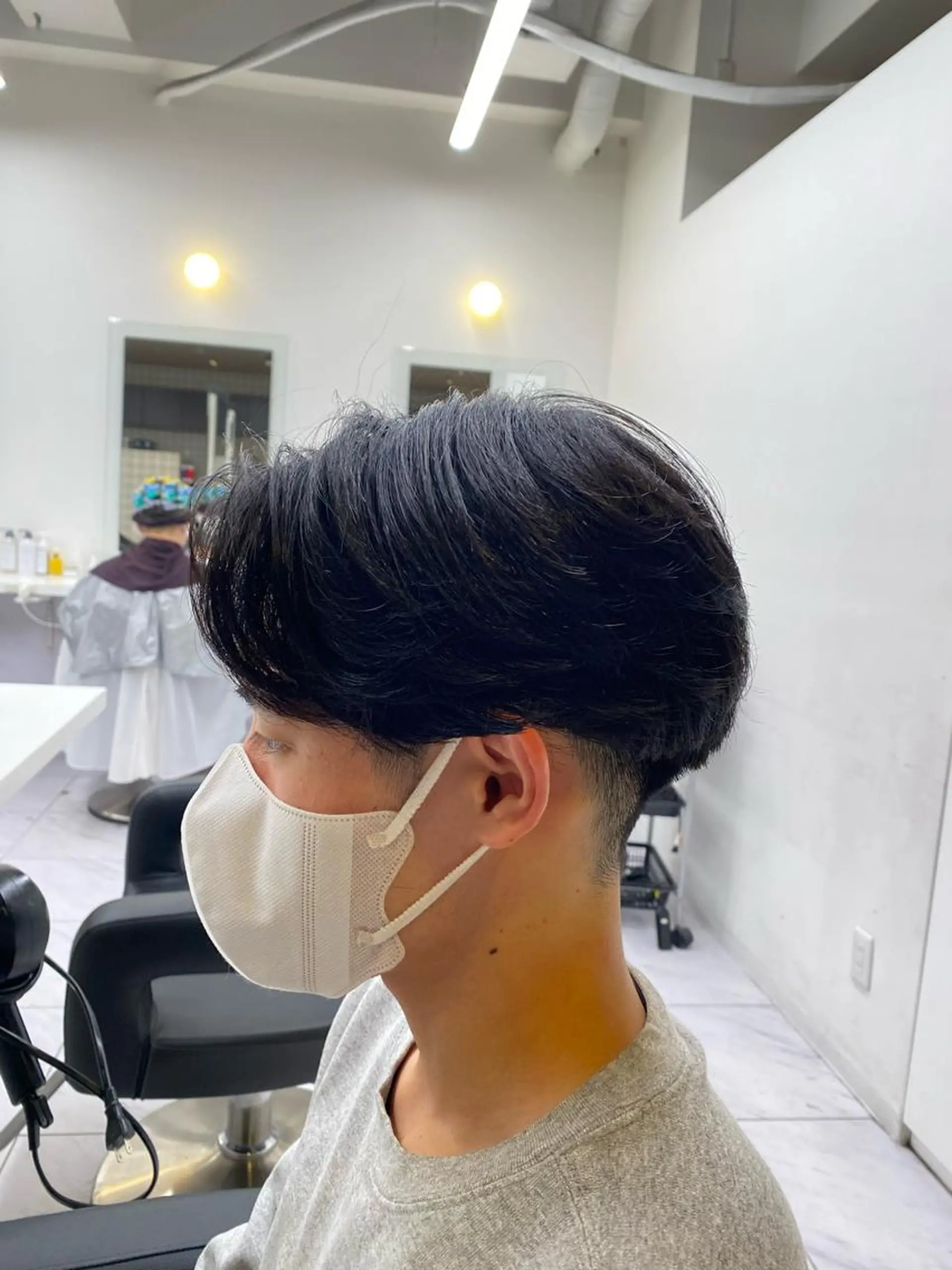 ショート パーマ メンズ 🟦ニュアンス/メン ズパーマ横浜🟦のヘアスタイル