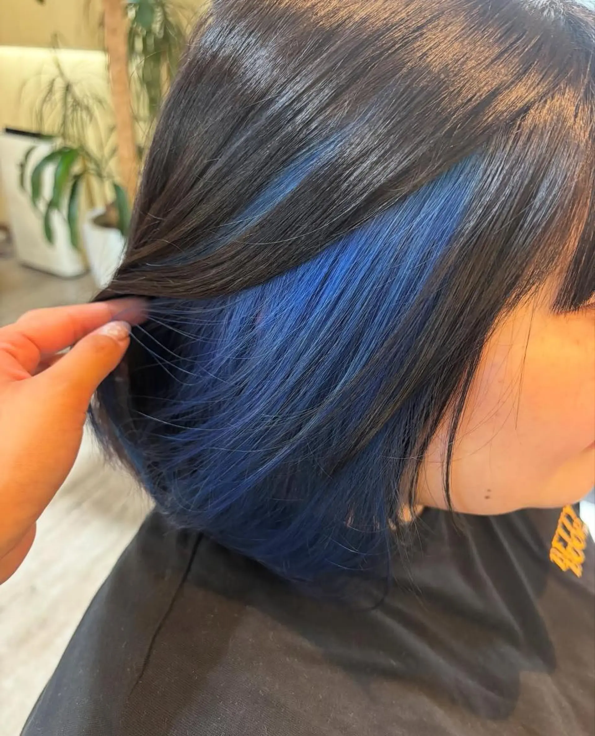 ミディアム トリートメント ヘアカラー 鶴島 凜のヘアスタイル