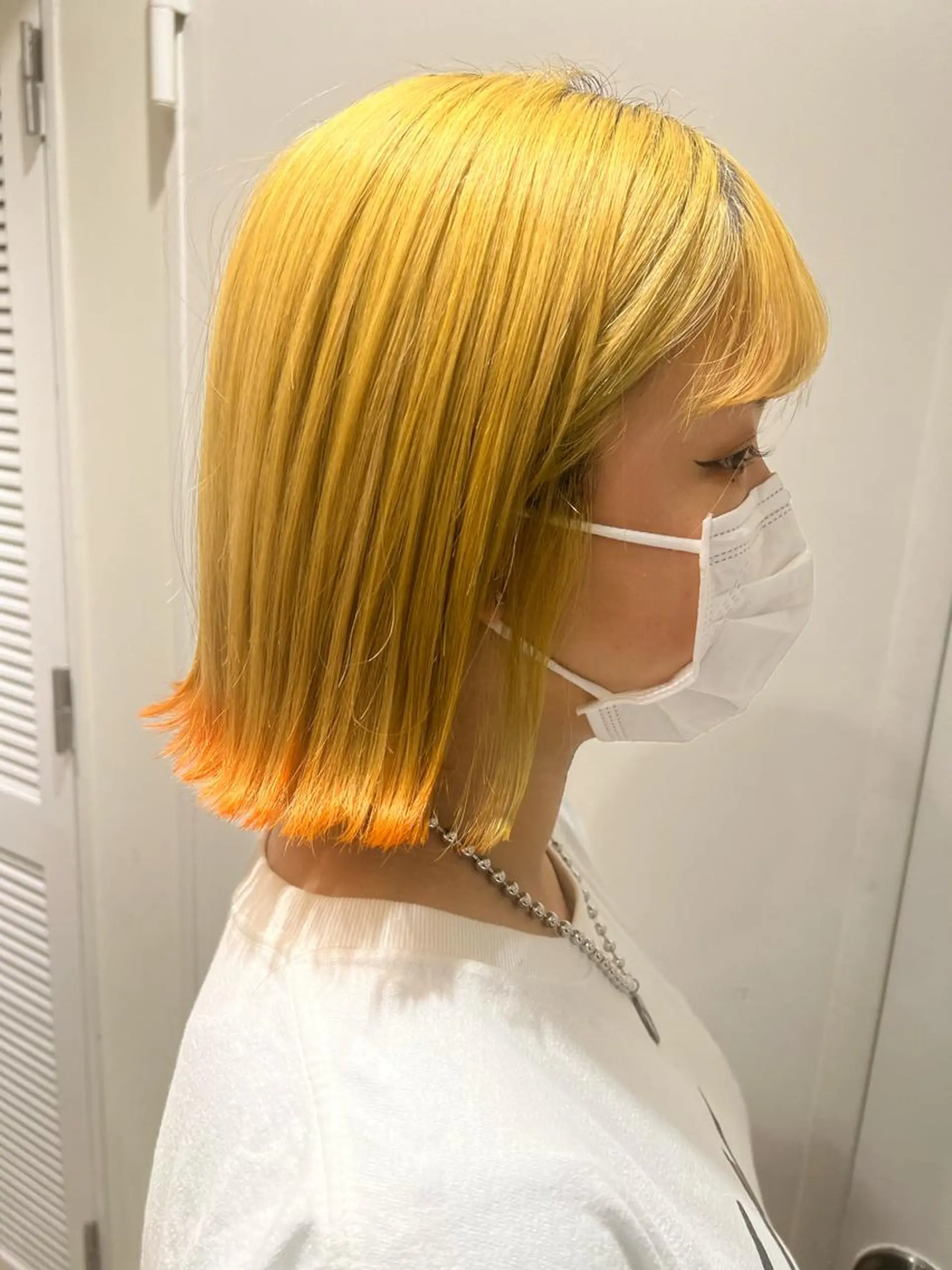 ミディアム カラー カット ヘアカラー 渋谷ハイトーン/ デザインカラー阿部のヘアスタイル