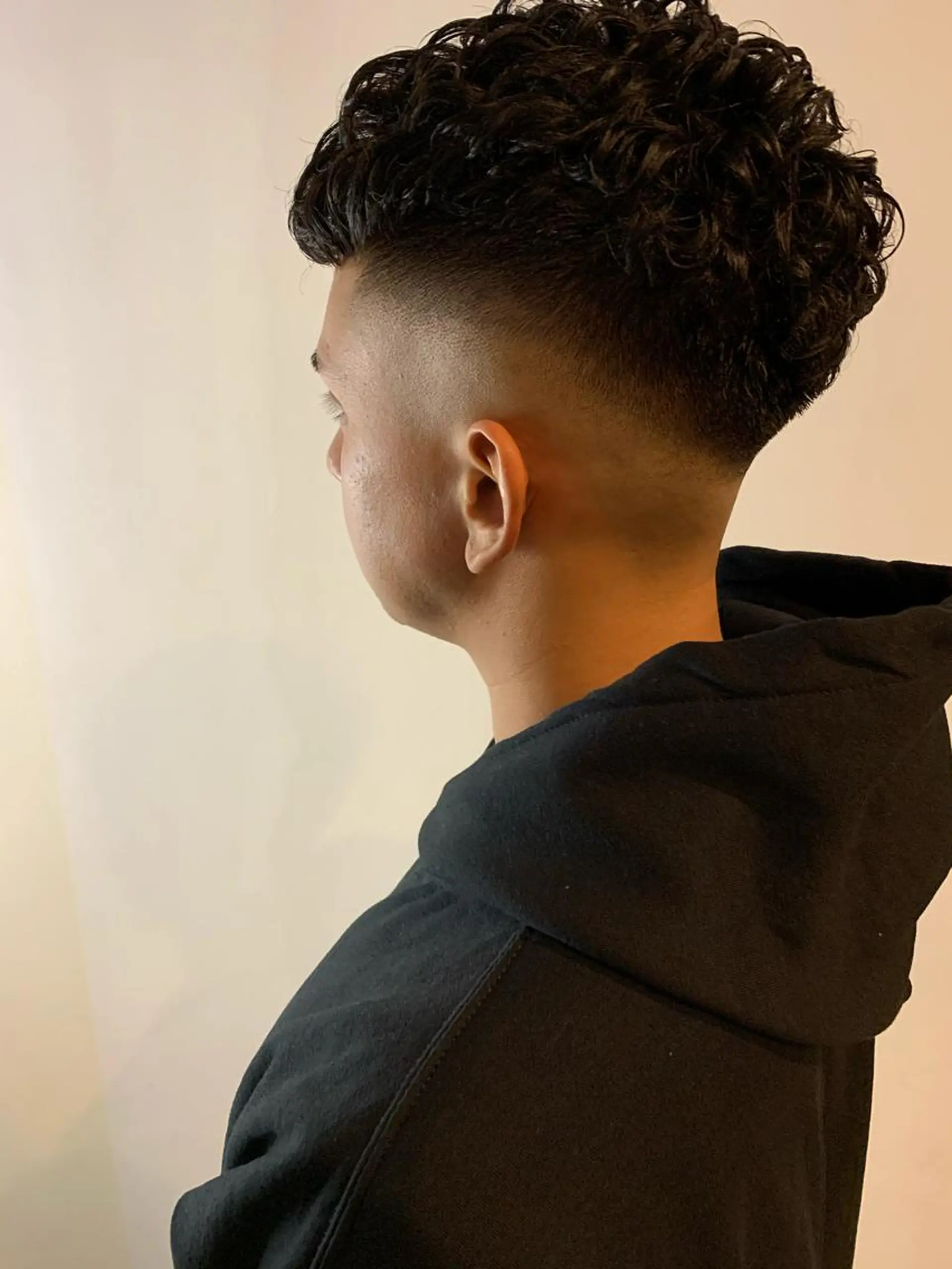 ショート パーマ メンズ 田中 千恩のヘアスタイル