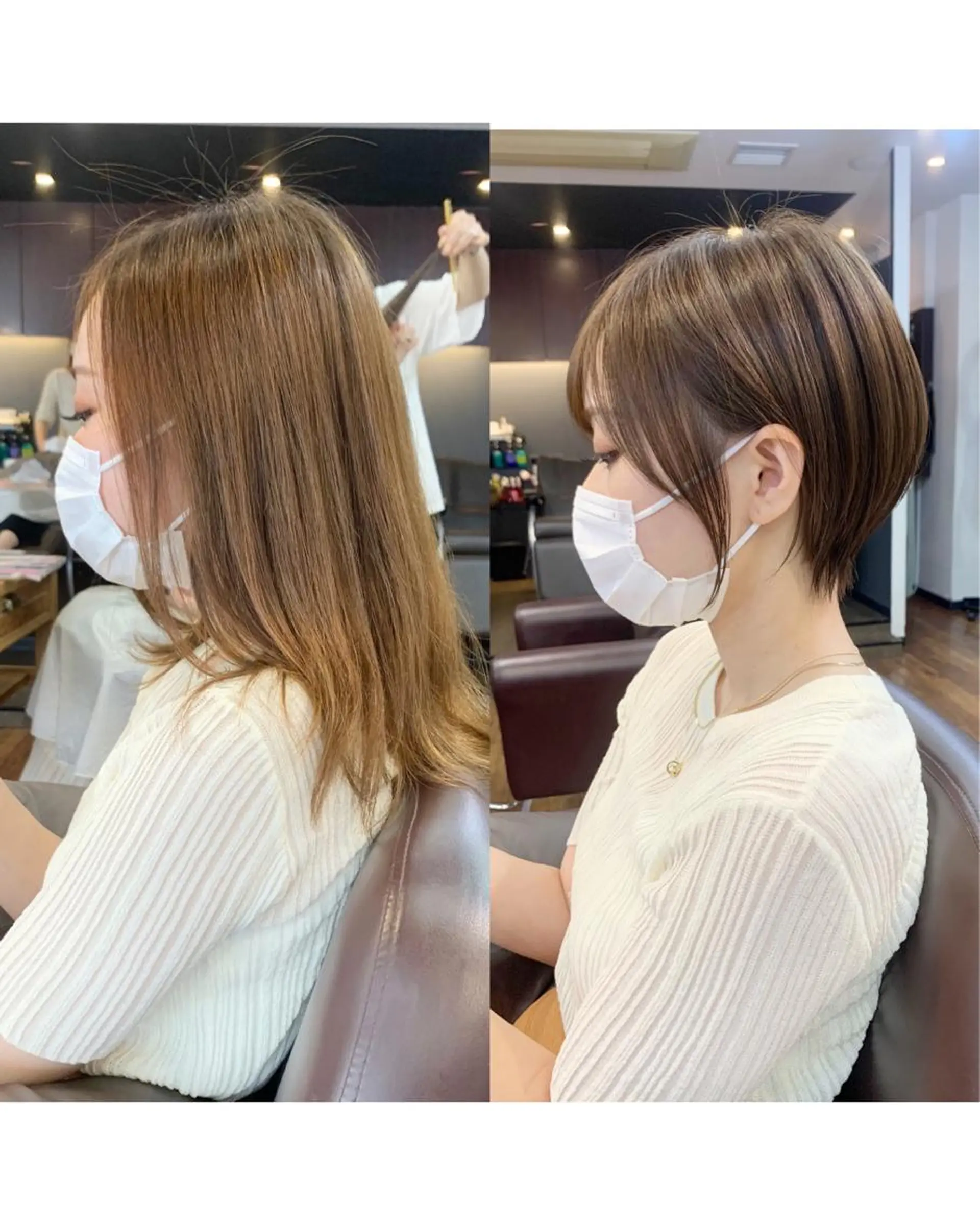 ショート 縮毛矯正/ショート/ レイヤー/畑中正敏のヘアスタイル