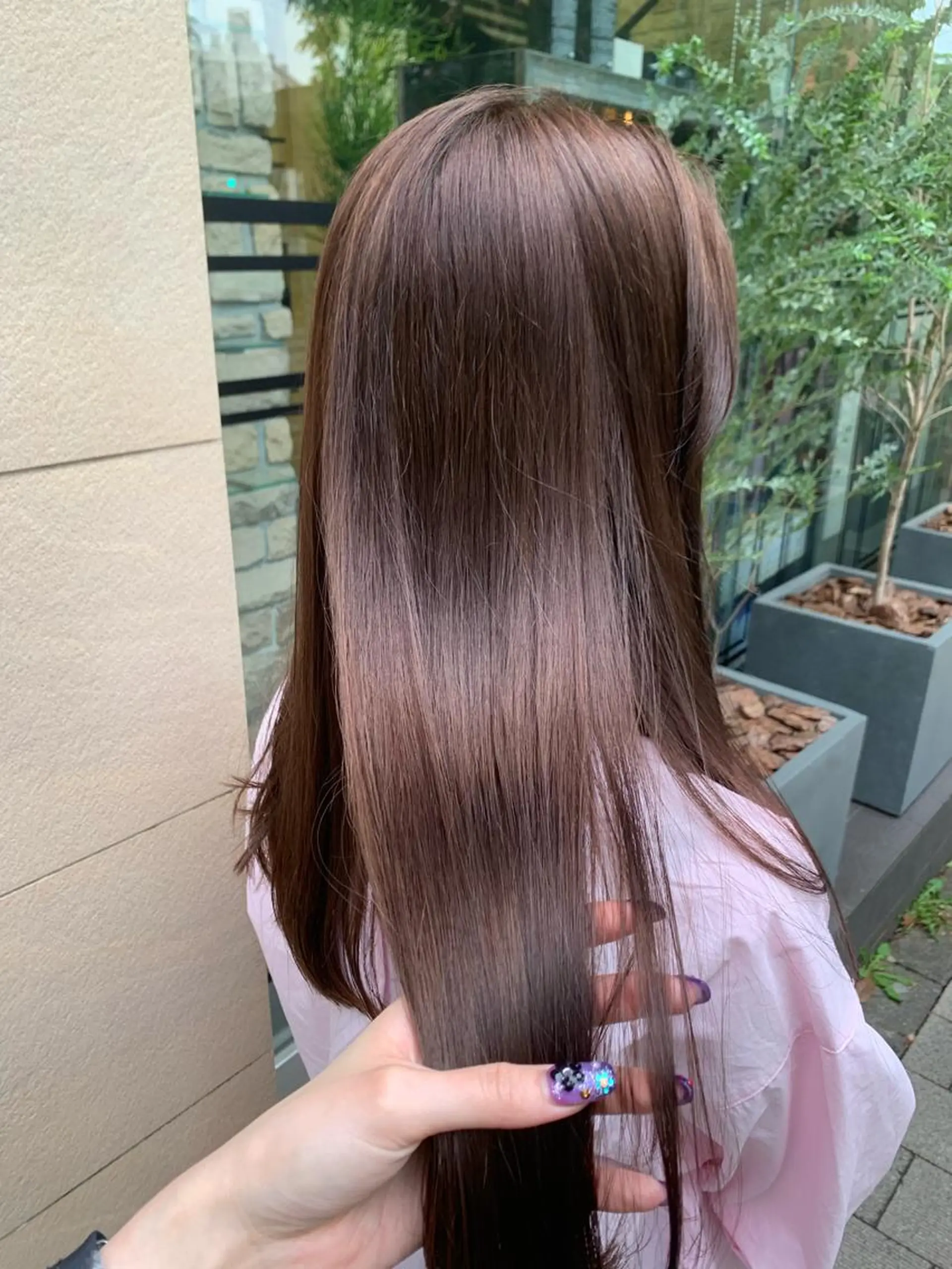 ロング カラー 海外girl🤎 透明感ベージュmaoのヘアスタイル