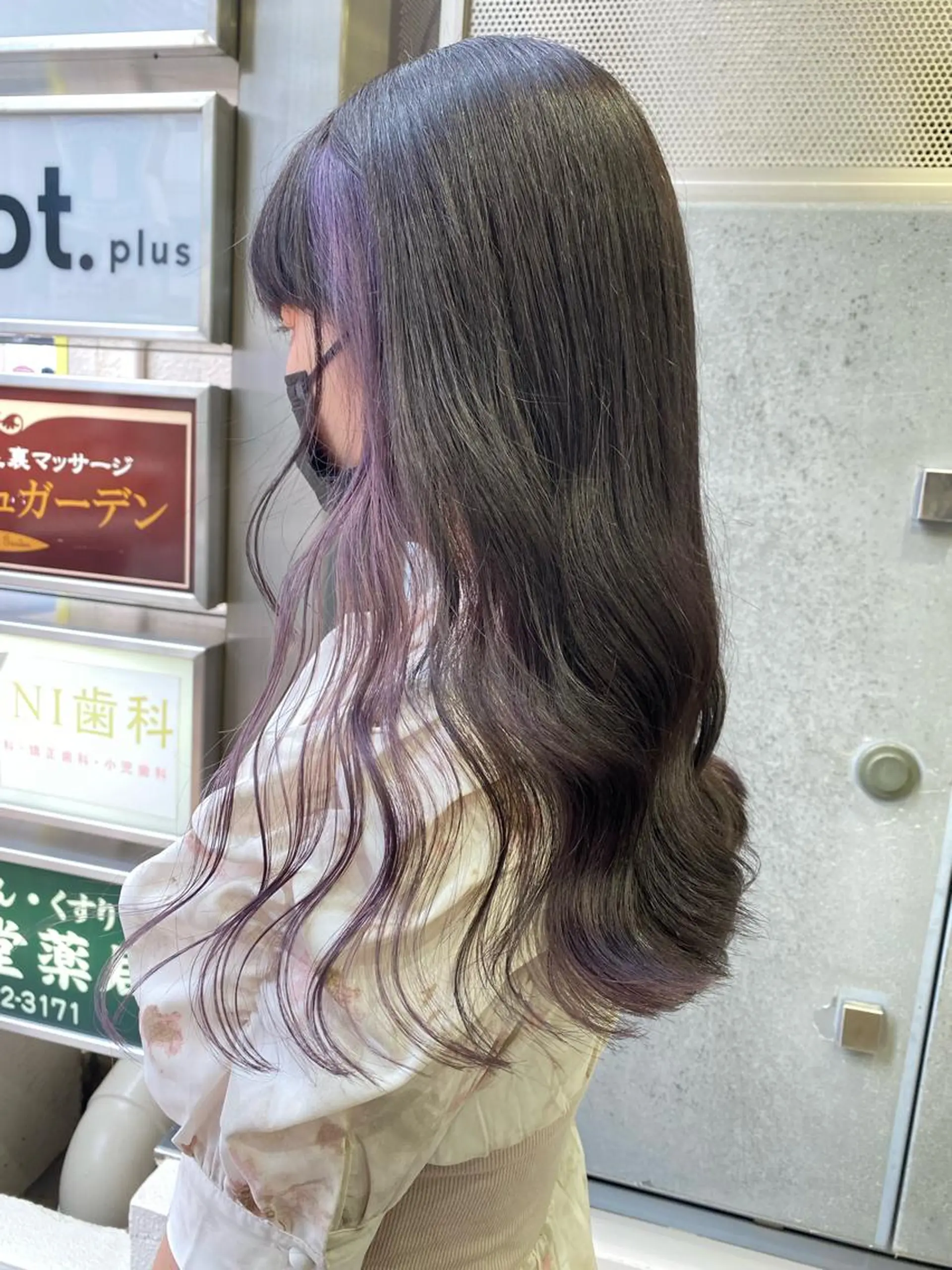 ロング 韓国パーマ 美容師 和田爽良のヘアスタイル