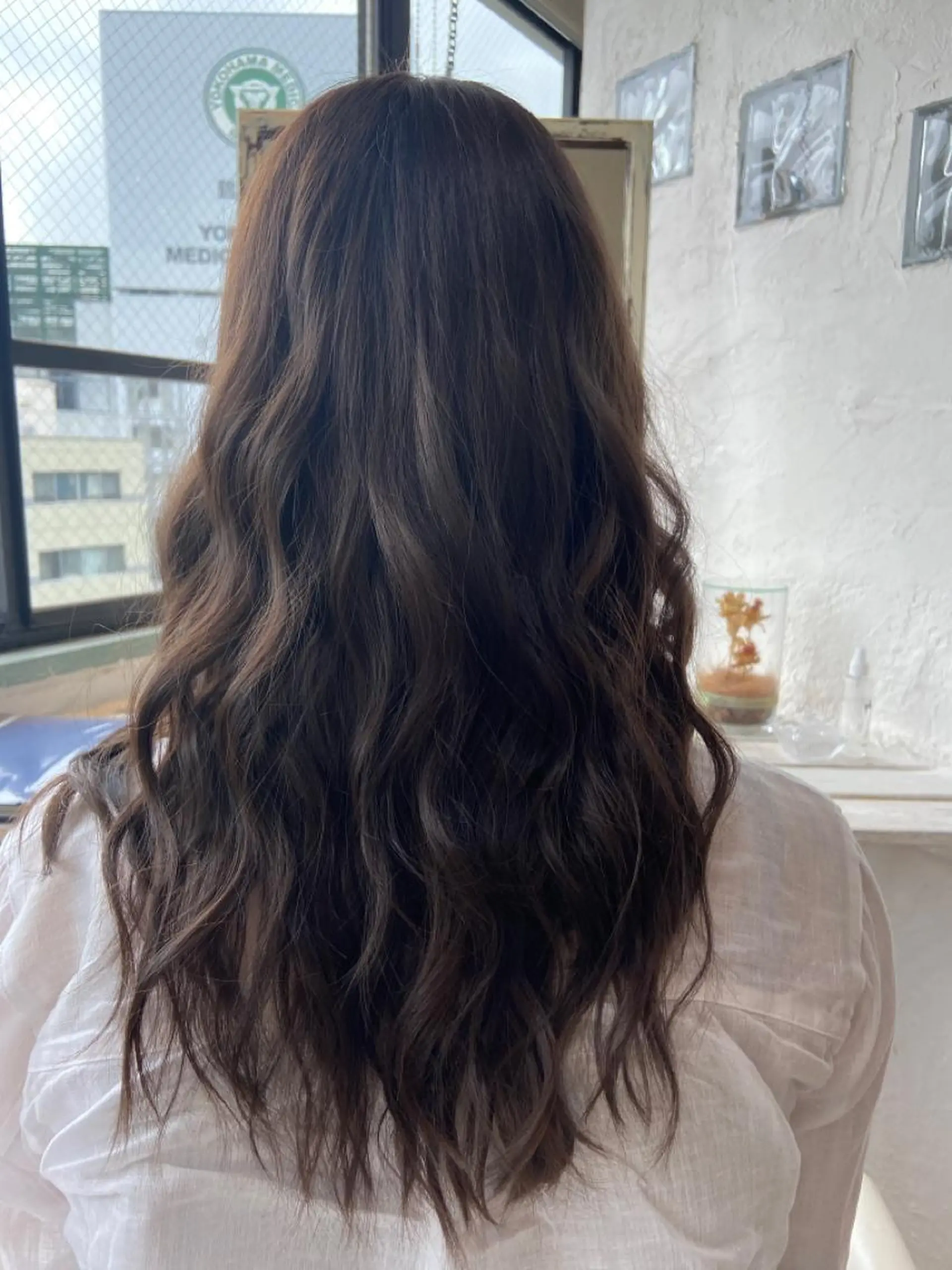 ロング カラー 宮本 玲那のヘアスタイル