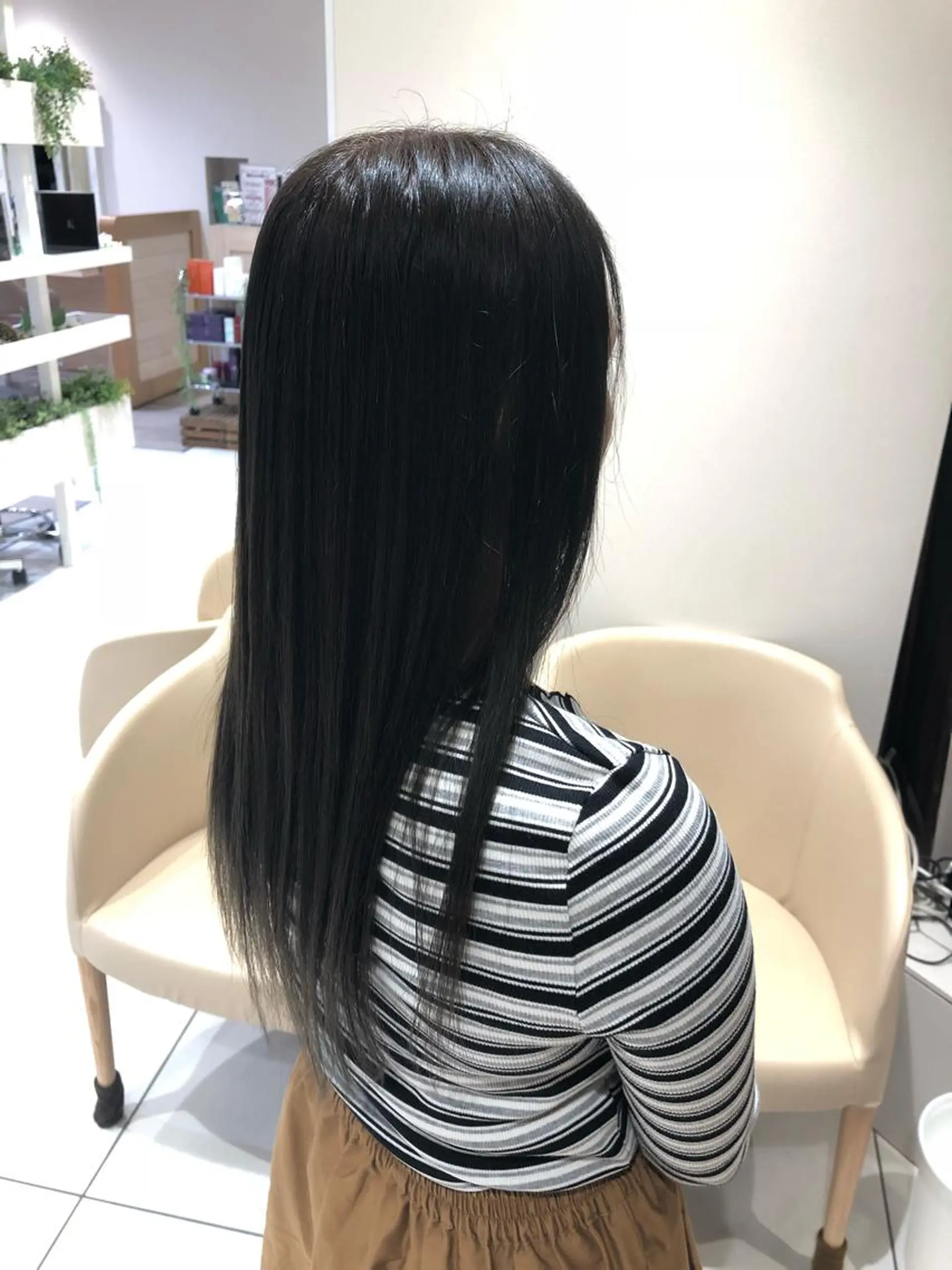 ロング 縮毛矯正 トリートメント 店長     押野 勇也のヘアスタイル