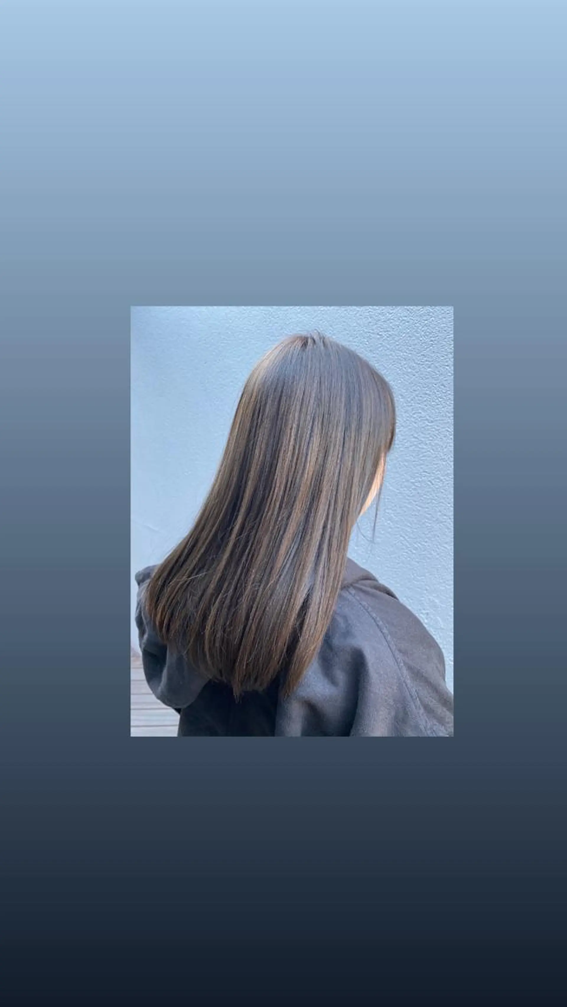 ロング カラー アッシュ アッシュブラウン ブラウンカラー カット ヘアカラー トリートメント 丹生 滉太のヘアスタイル