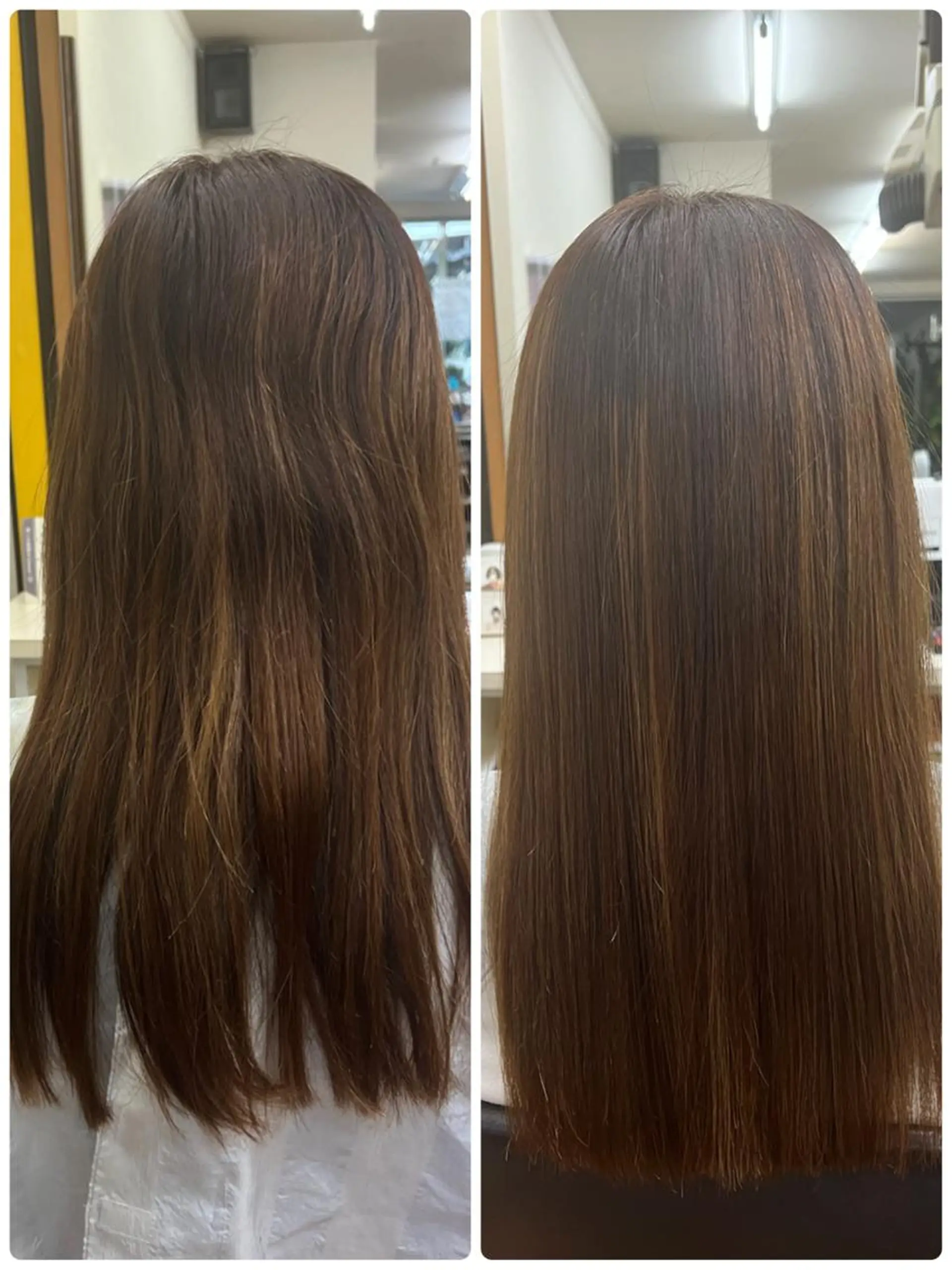 セミロング トリートメント 酸熱トリートメント トリートメント B-W ⭐️REIKOのヘアスタイル