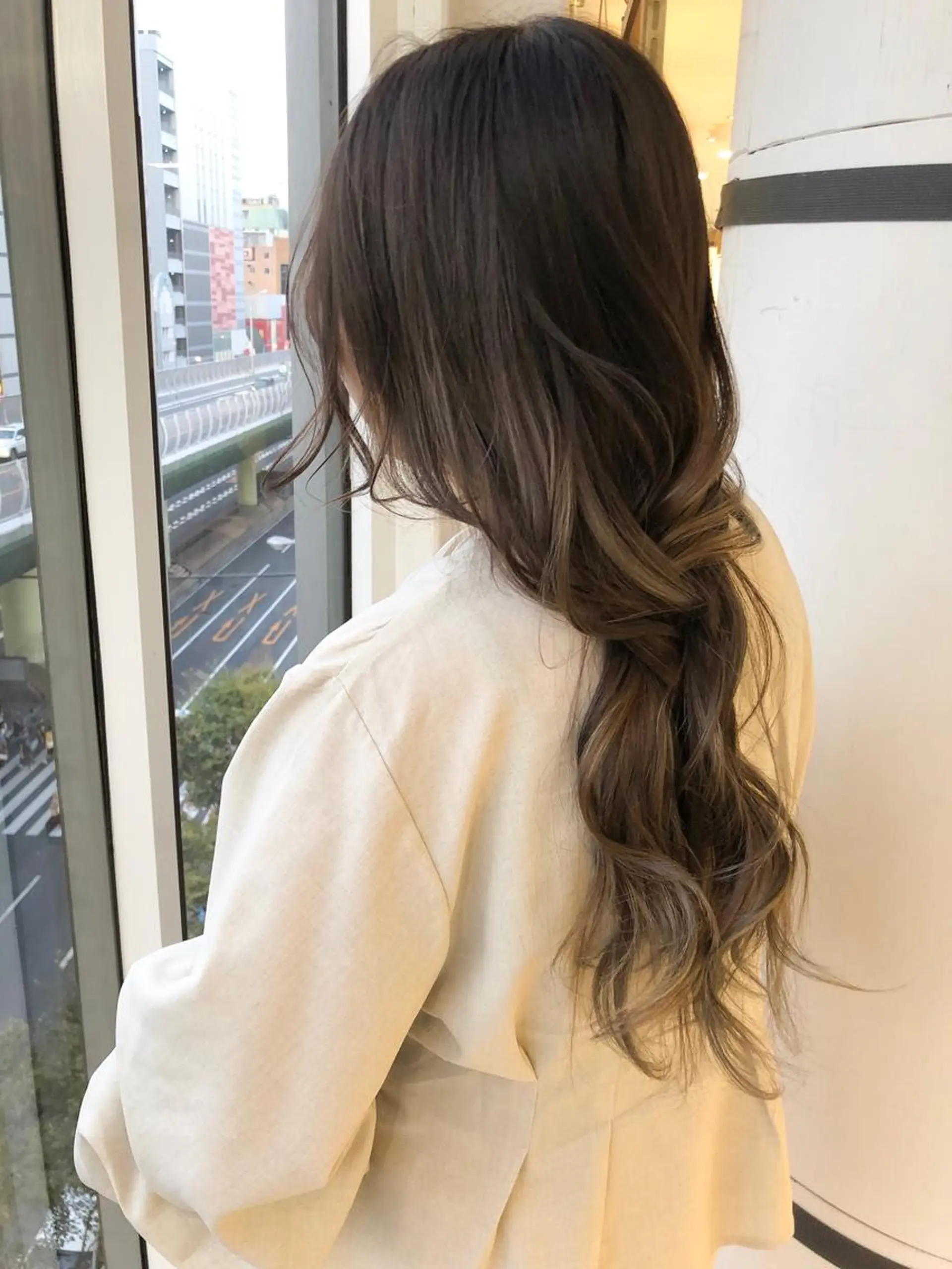 セミロング カラー welring hair salonのヘアスタイル
