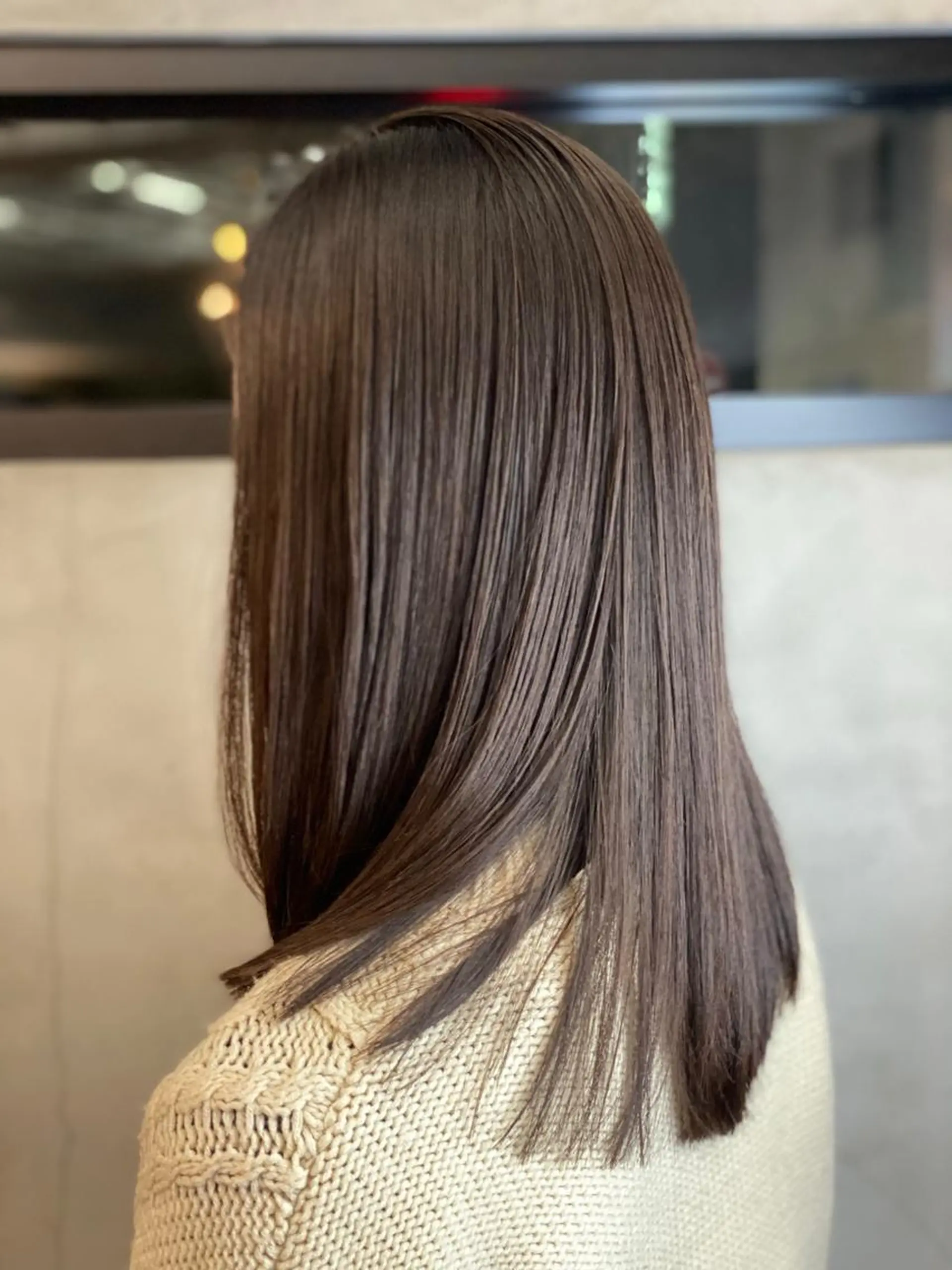 ロング カラー 縮毛矯正 カット 縮毛矯正 仲矢 あゆ美のヘアスタイル