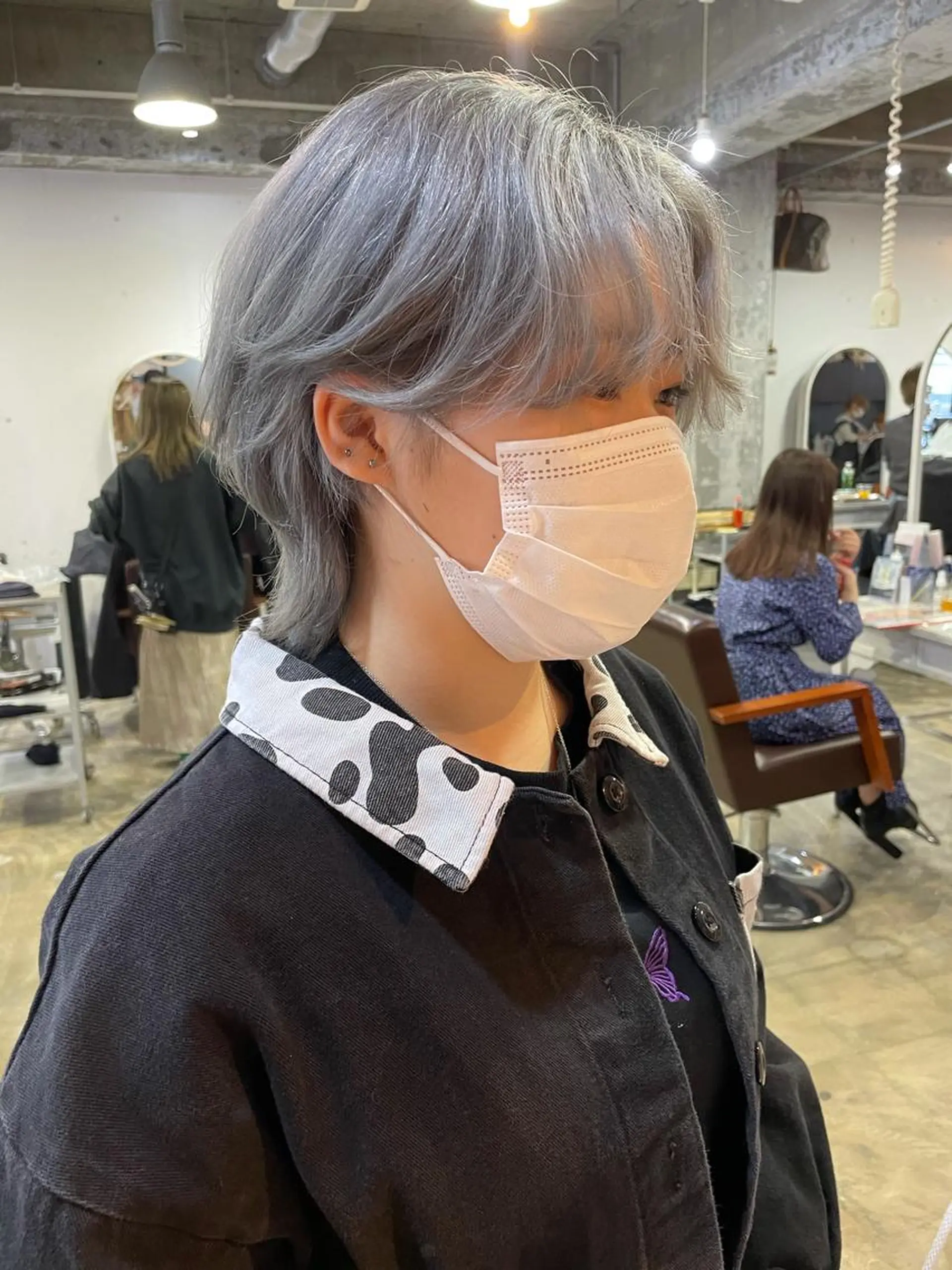 ショート カラー ヘアアレンジ 🫧🇰🇷韓国ヘア レイヤー🐺Yutaのヘアスタイル