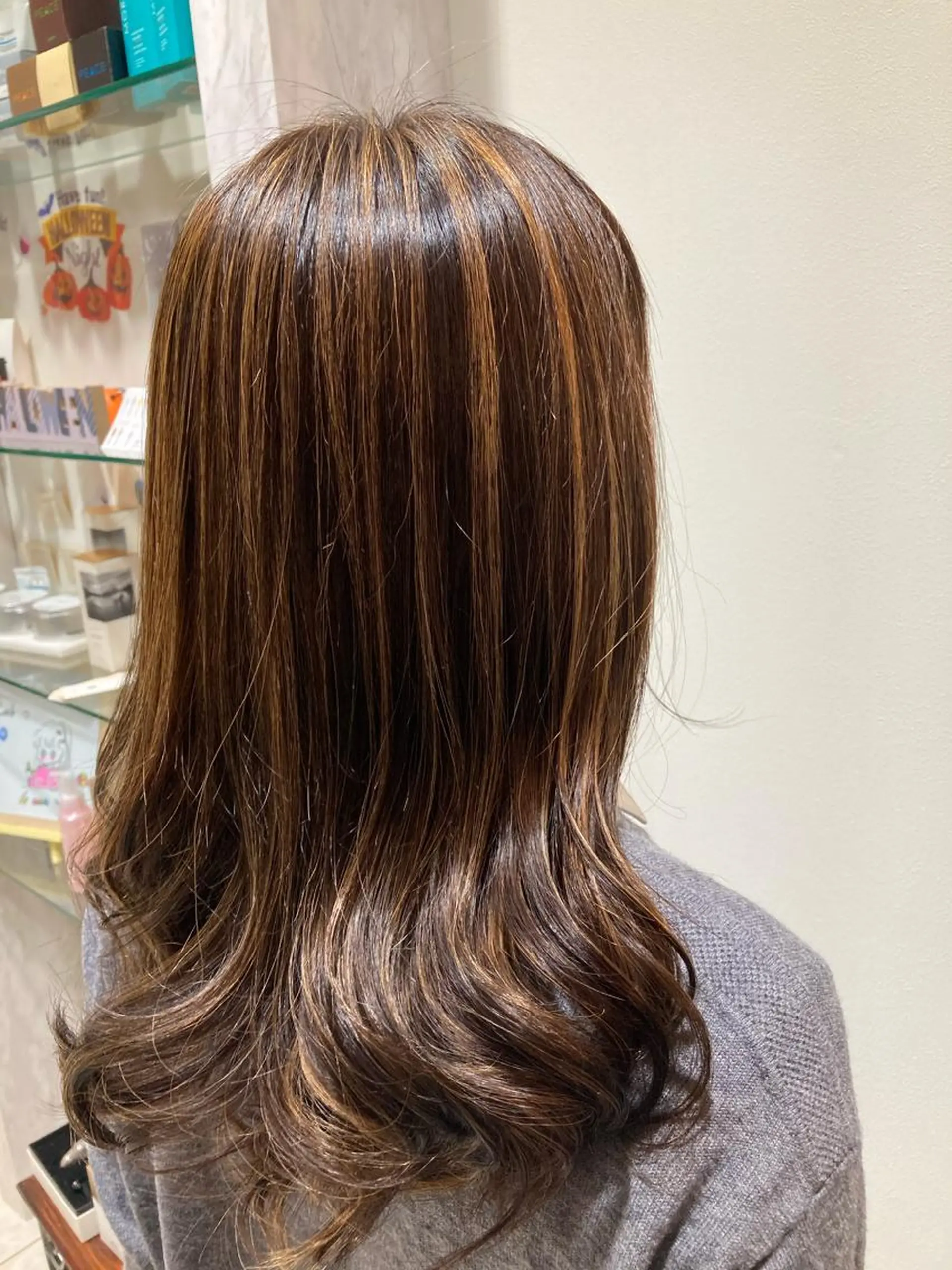 ロング ハイライト 落合孝臣/新潟駅南 /髪質改善のヘアスタイル