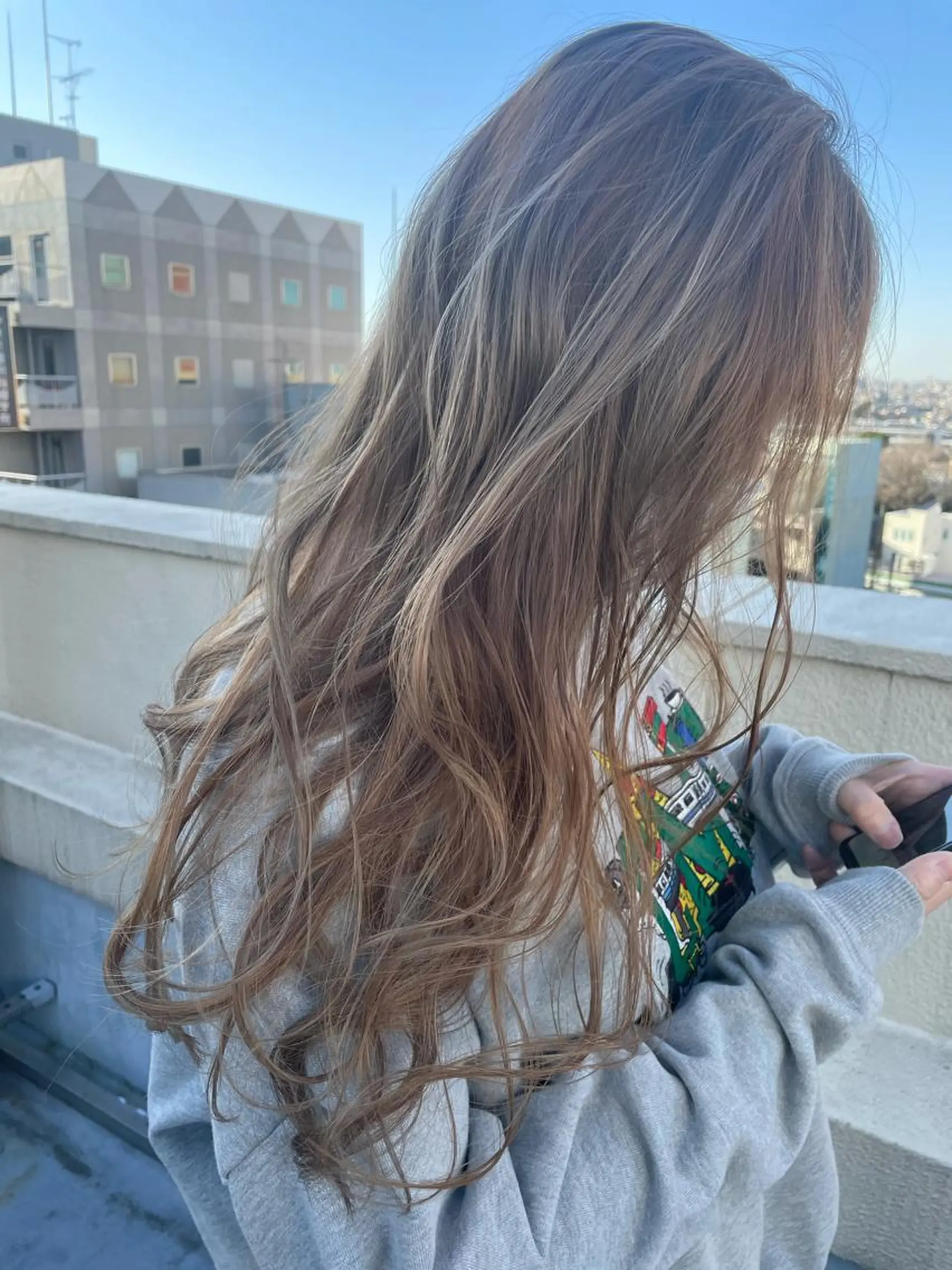 ロング カラー 沖縄東京2拠点美容師 mamicoのヘアスタイル