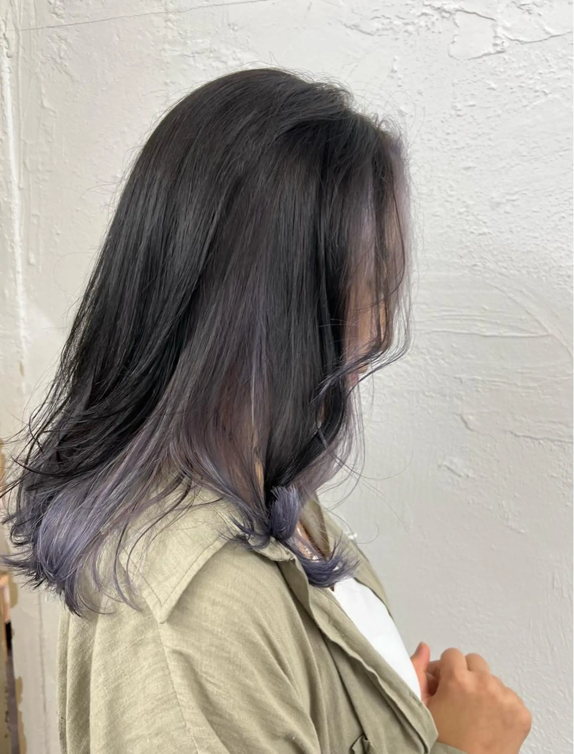 ミディアム カラー ブリーチ インナーカラー SFIDA あいりのヘアスタイル