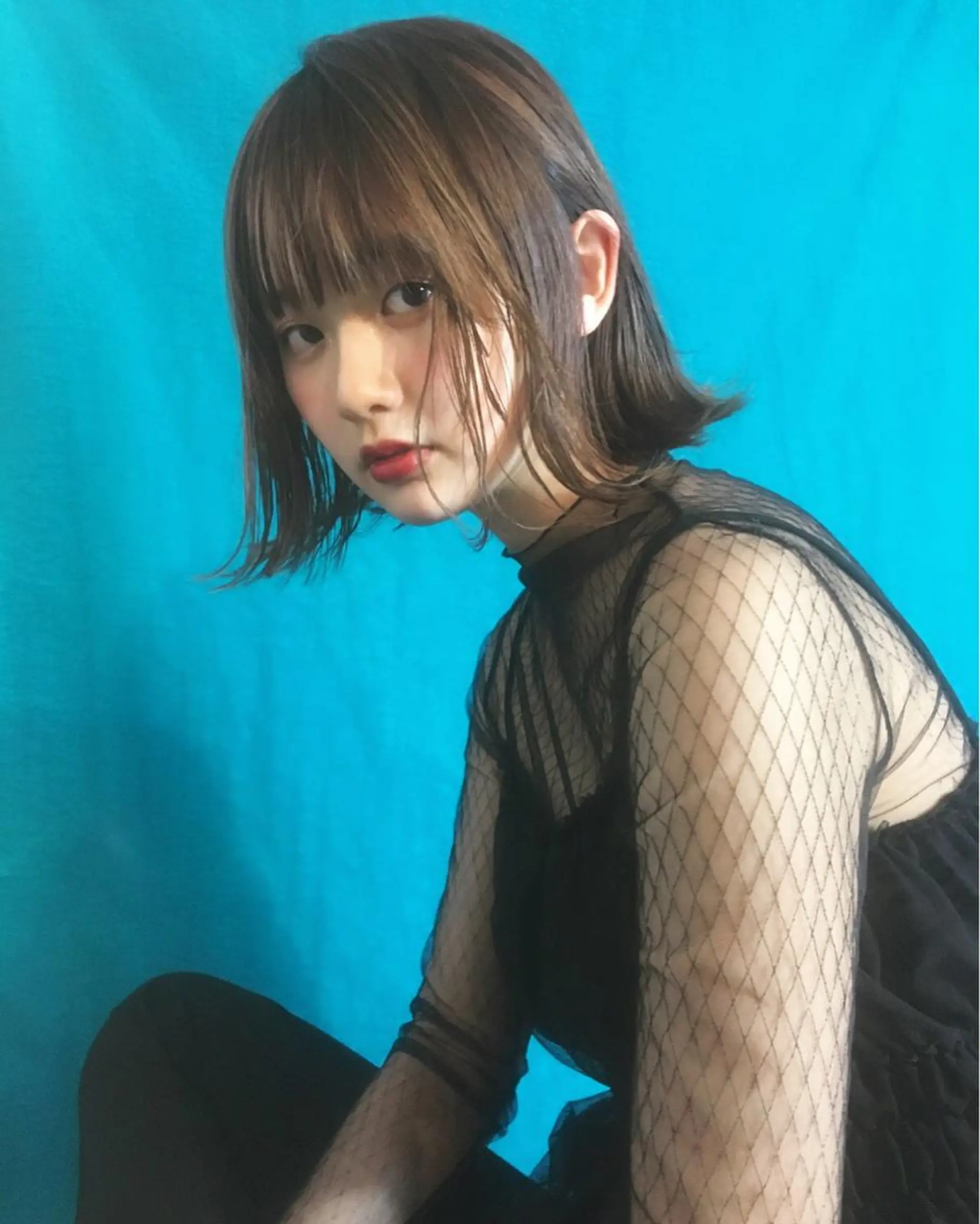 ショート カラー 切りっぱなしボブ ボブ マンツーマン半個室 tamuraのヘアスタイル