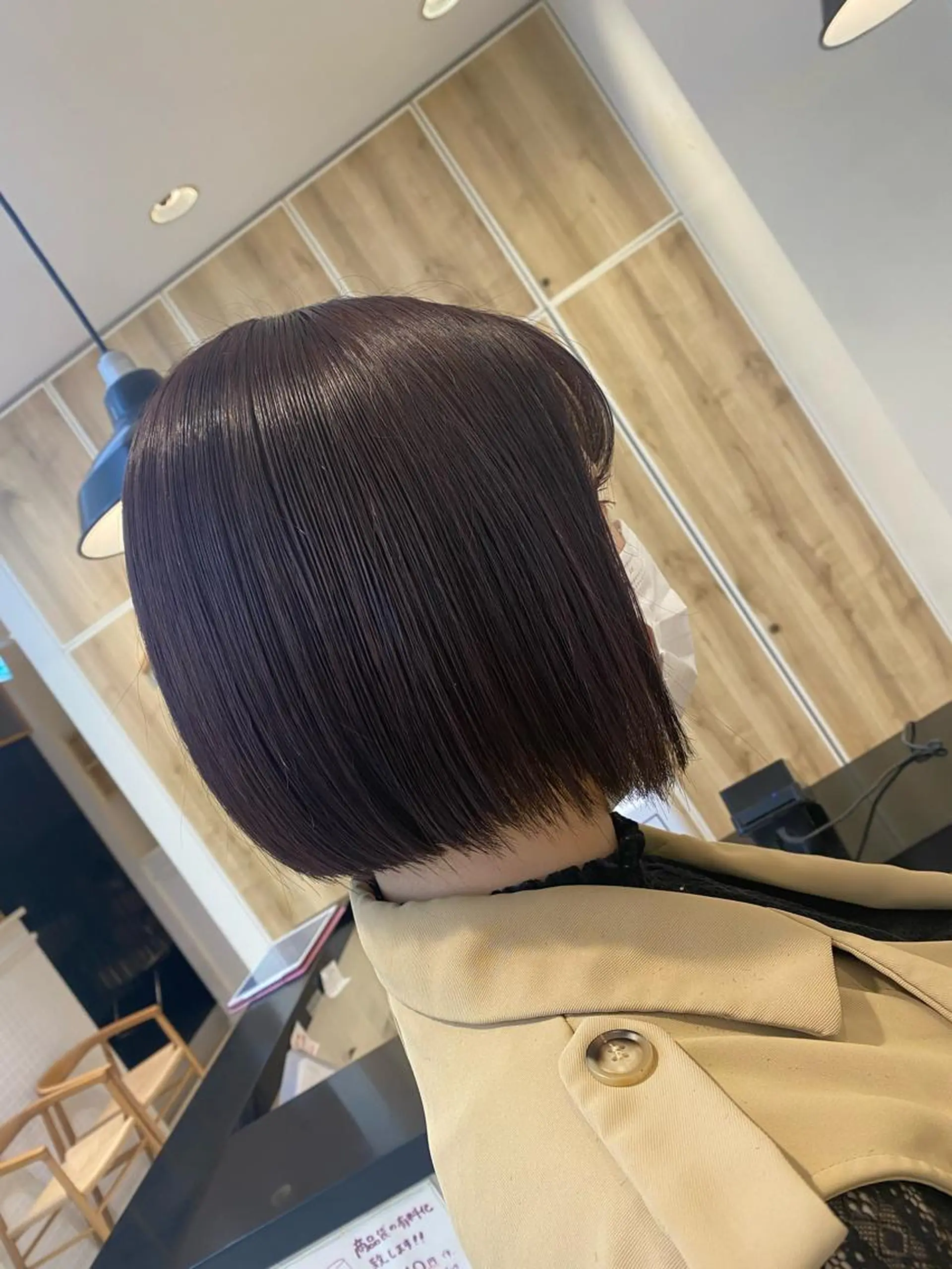 ショート カット ヘアカラー コテ巻き風パーマ✨ かつみのヘアスタイル