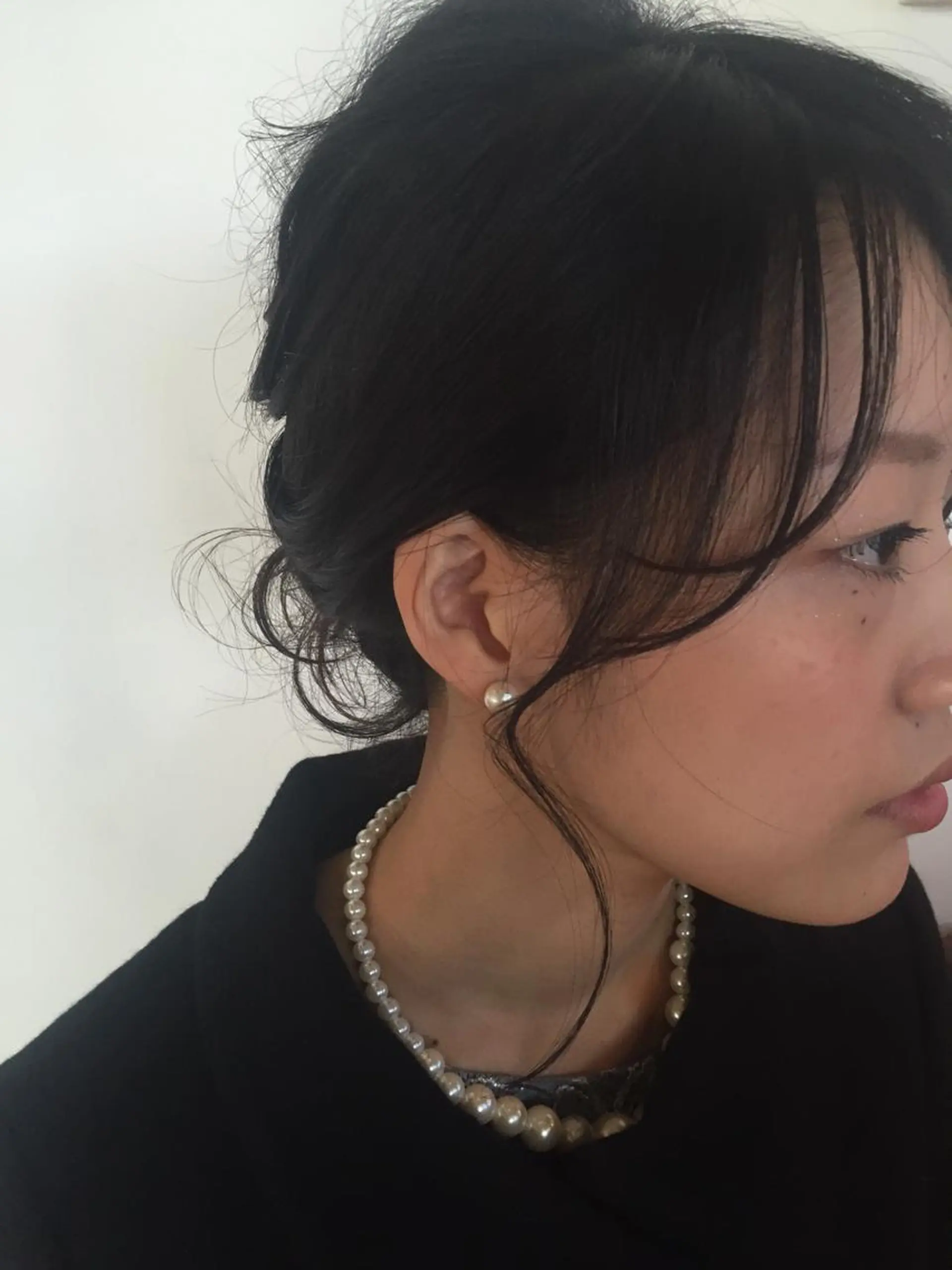 ミディアム ヘアアレンジ conne& ririのヘアスタイル