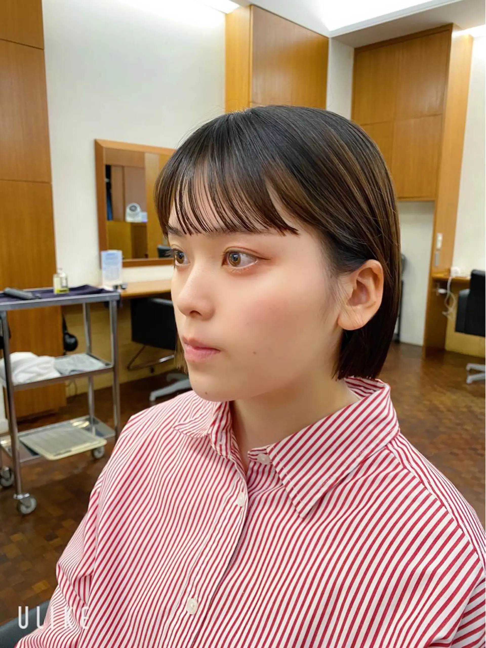 ショート カラー 似合わせレイヤー/ ニュアンスパーマ高倉のヘアスタイル