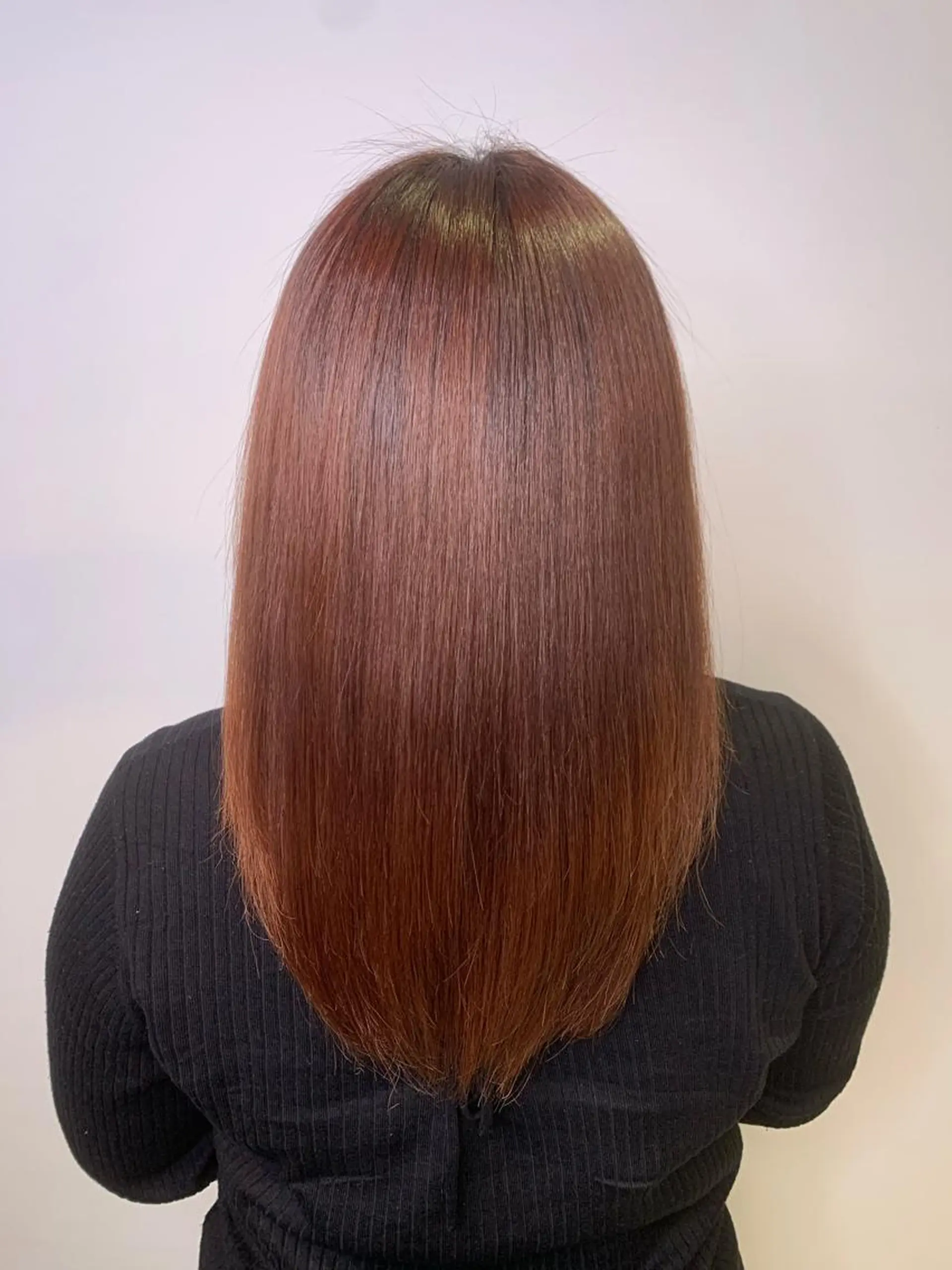 ミディアム 縮毛矯正/髪質改善/ 石橋代智のヘアスタイル