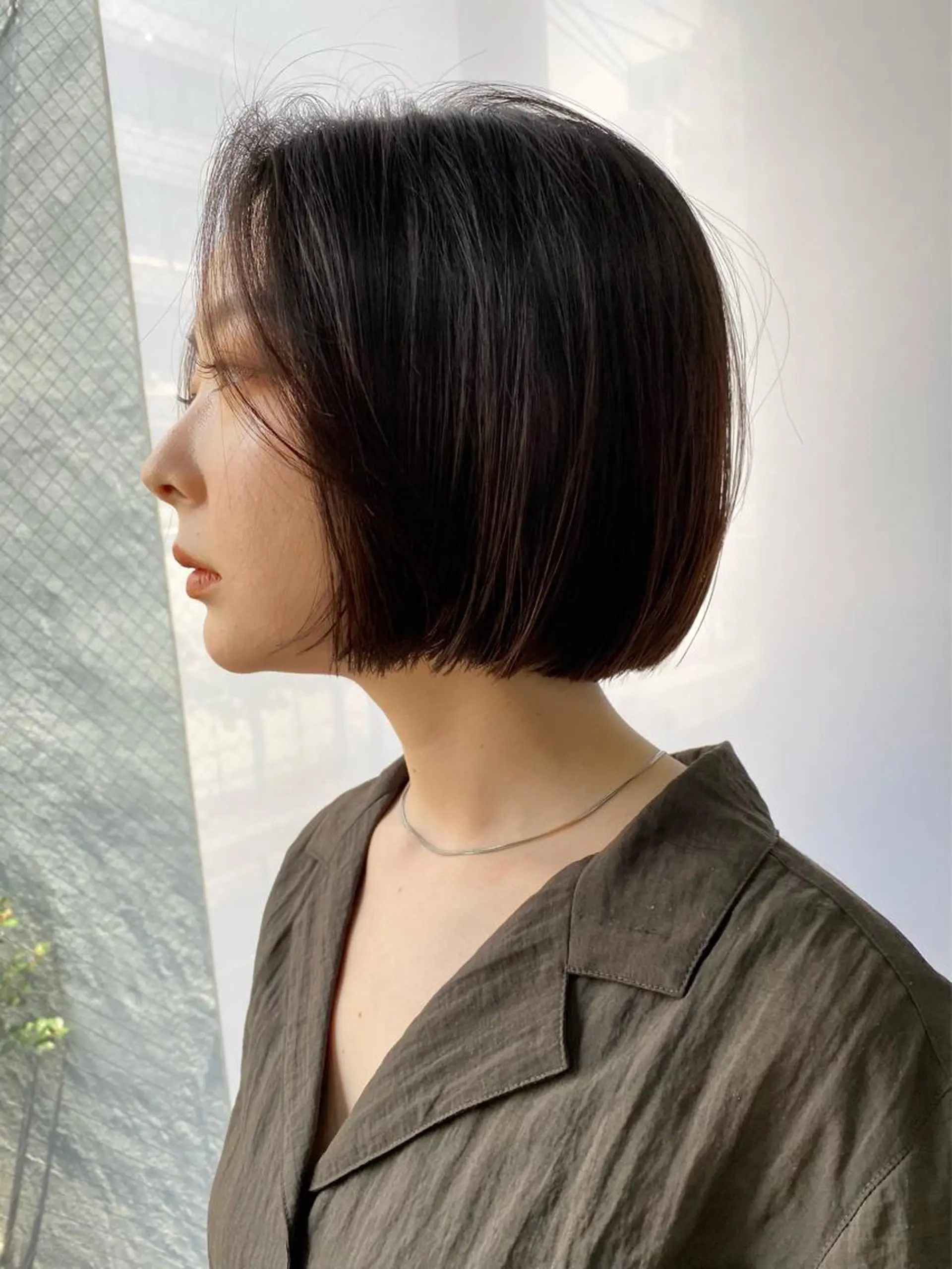 ミディアム カラー Pia ツボイ ケイタのヘアスタイル