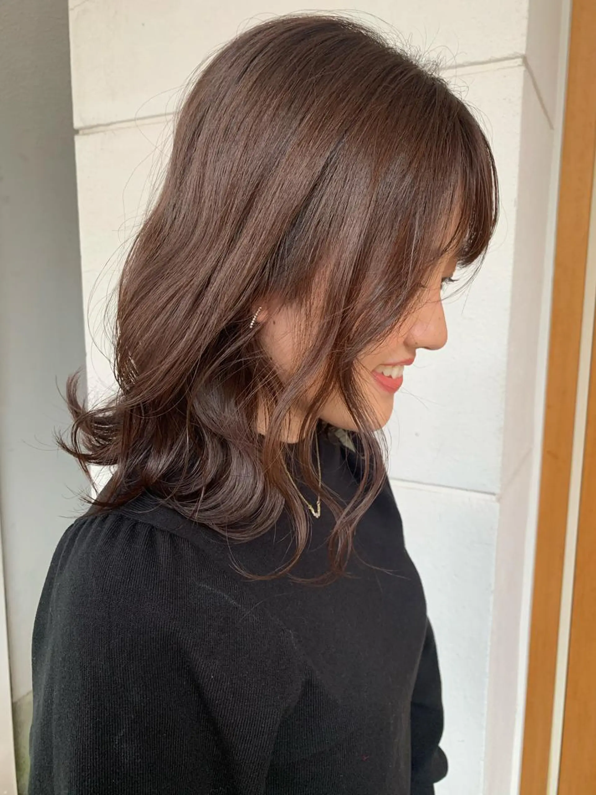 ミディアム カラー ブラウンカラー ショコラブラウン ヘアカラー トリートメント m ā l o.🌷 サカモトマイコのヘアスタイル