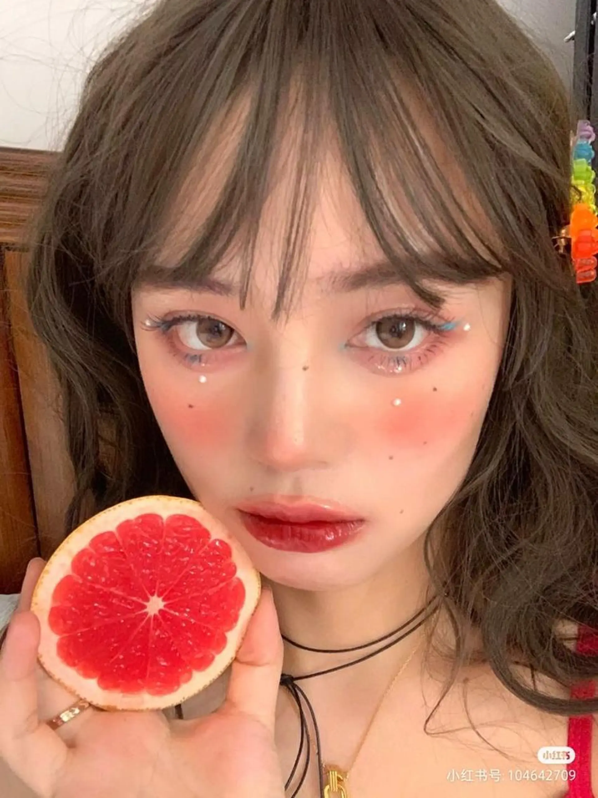 セミロング カラー ヘアアレンジ Mizobe misakiのヘアスタイル