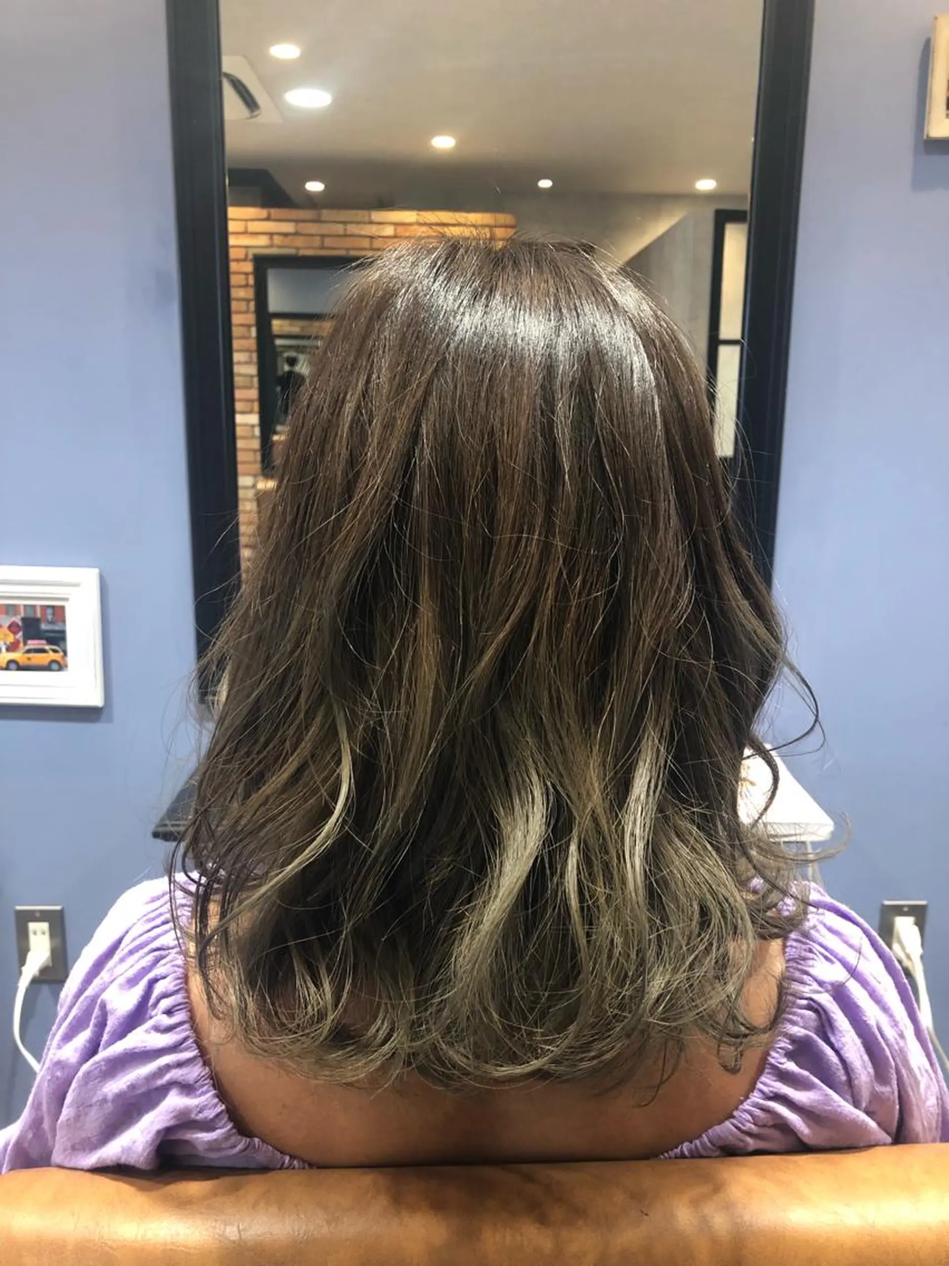 ミディアム カラー 髪質改善＆ブリーチ 伊勢　祐一郎のヘアスタイル