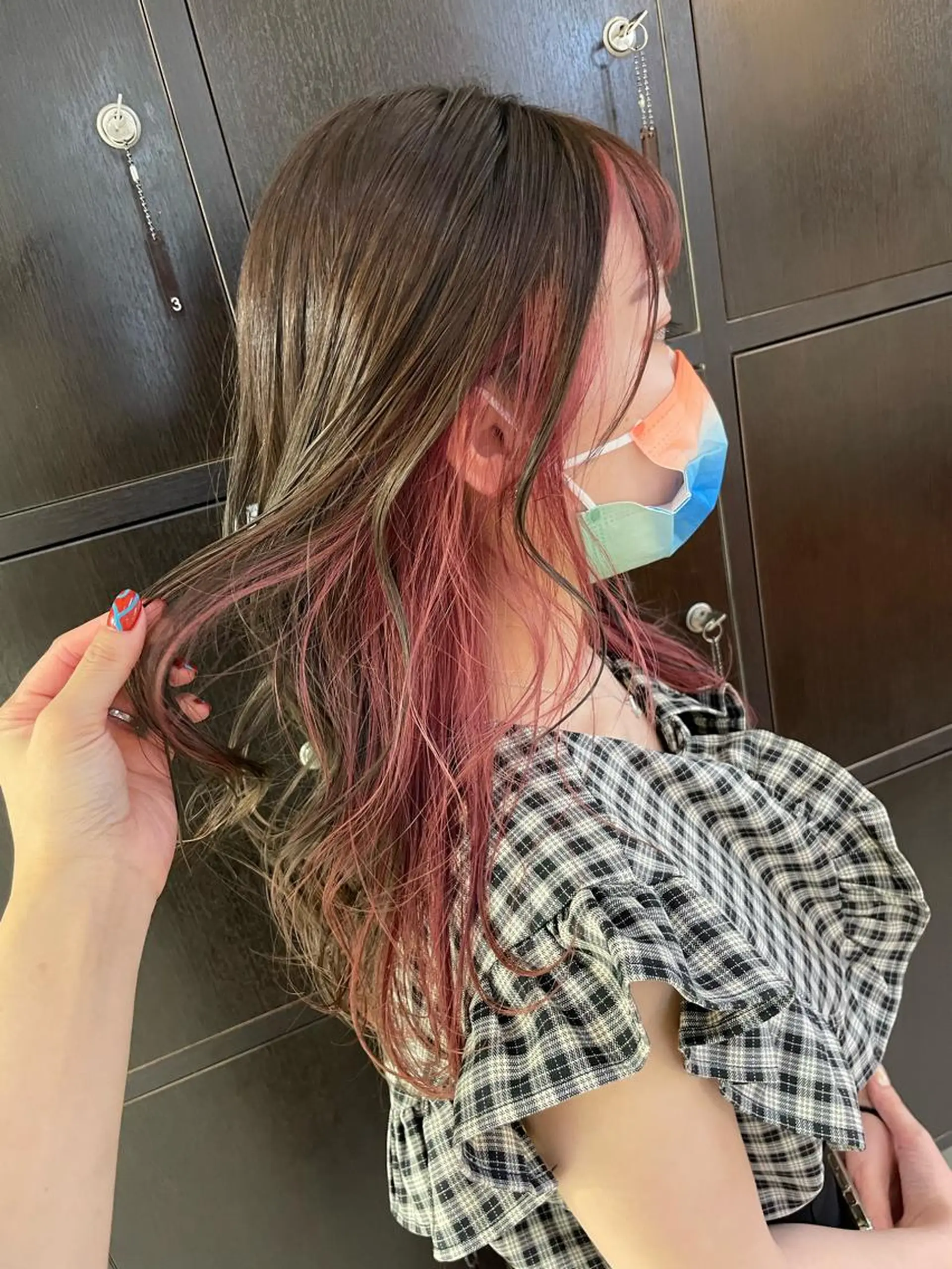 セミロング カラー カット ヘアカラー コレットヘアー 田中アヤノのヘアスタイル