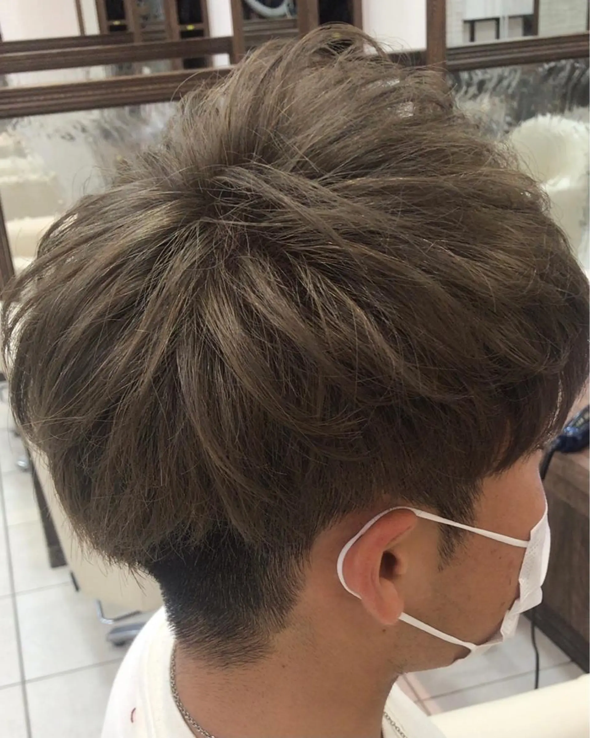 ショート カラー メンズ メンズパーマ カット ヘアカラー 大澤　裕貴 【メンズカット】のヘアスタイル