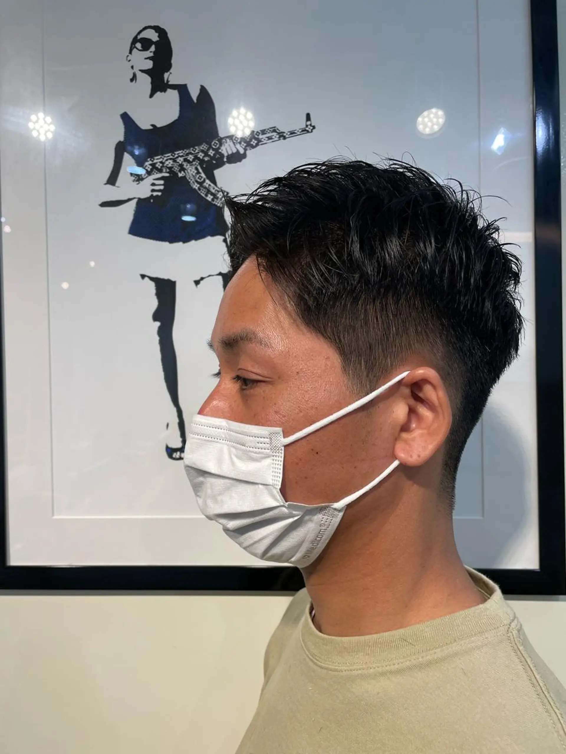 ショート メンズ ビジネス 七三 ショートヘア 塚田 銀太のヘアスタイル