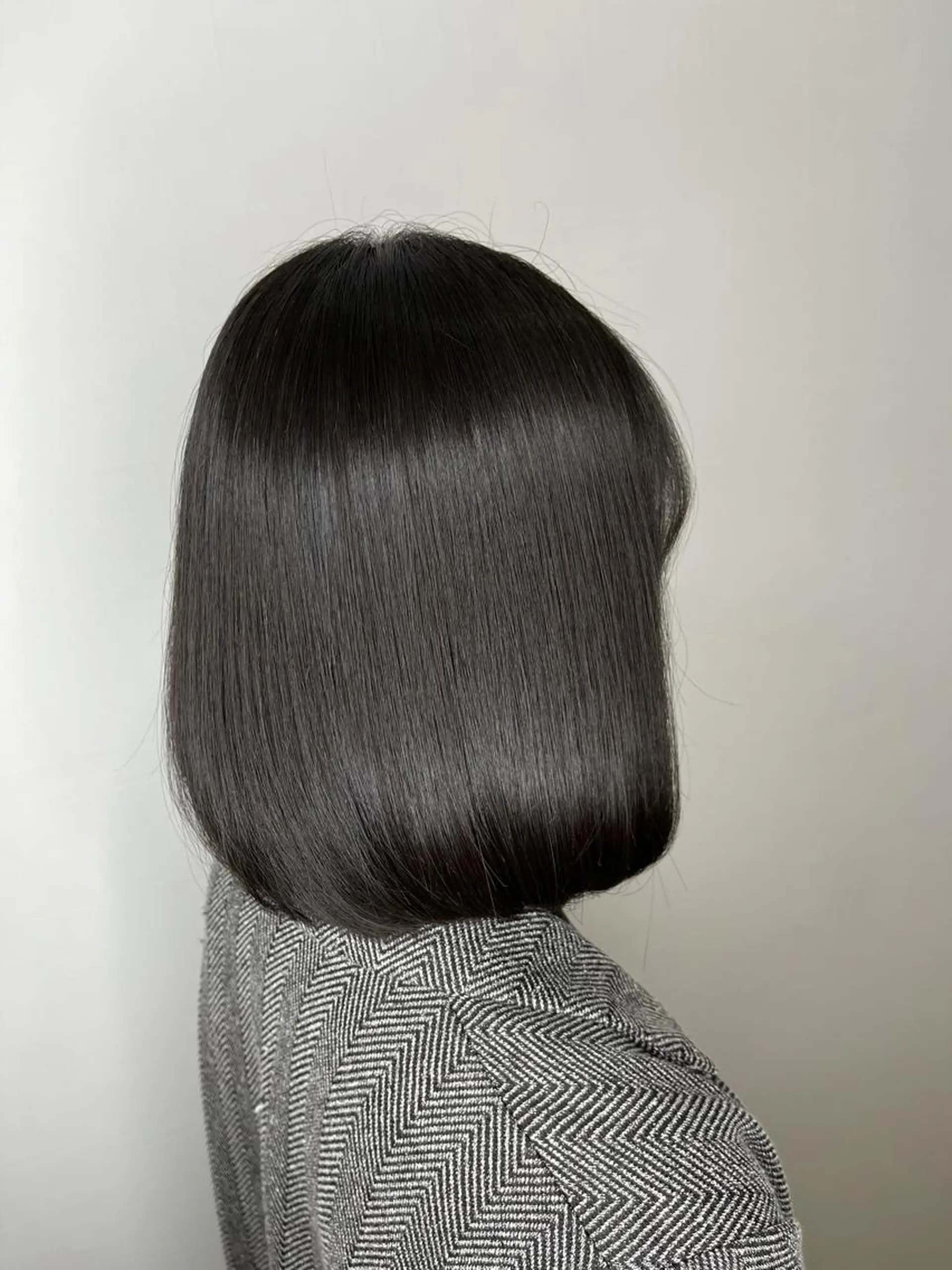 ミディアム カット 縮毛矯正 杉田 一浩のヘアスタイル