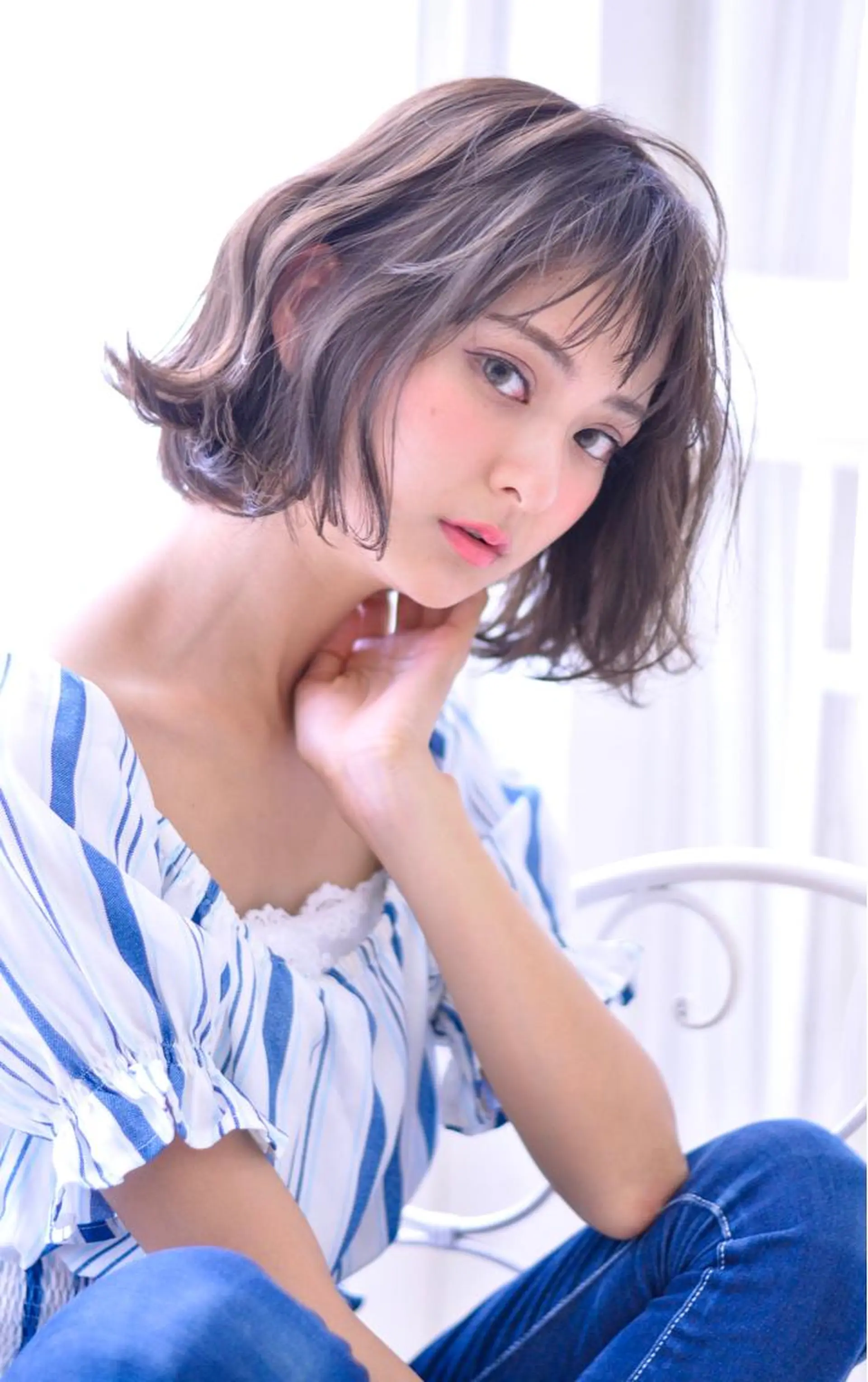 ショート カラー 中田 敏明のヘアスタイル
