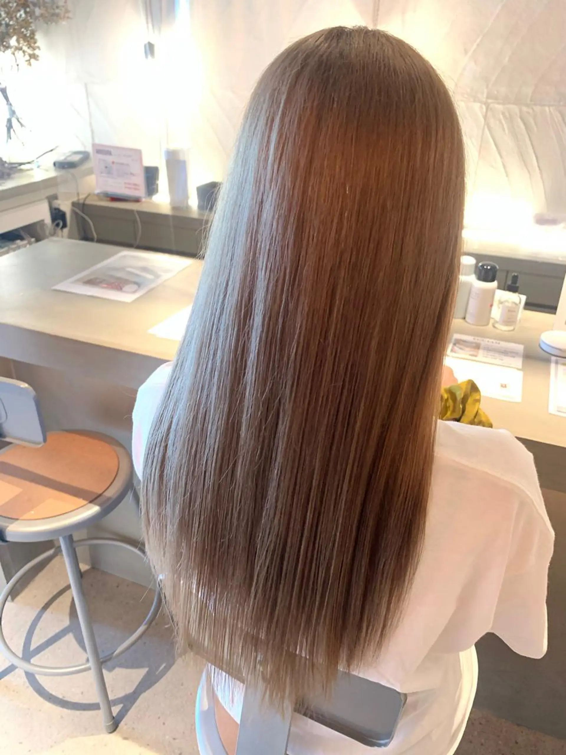 ロング カット カットモデル募集 ロロネー三国のヘアスタイル