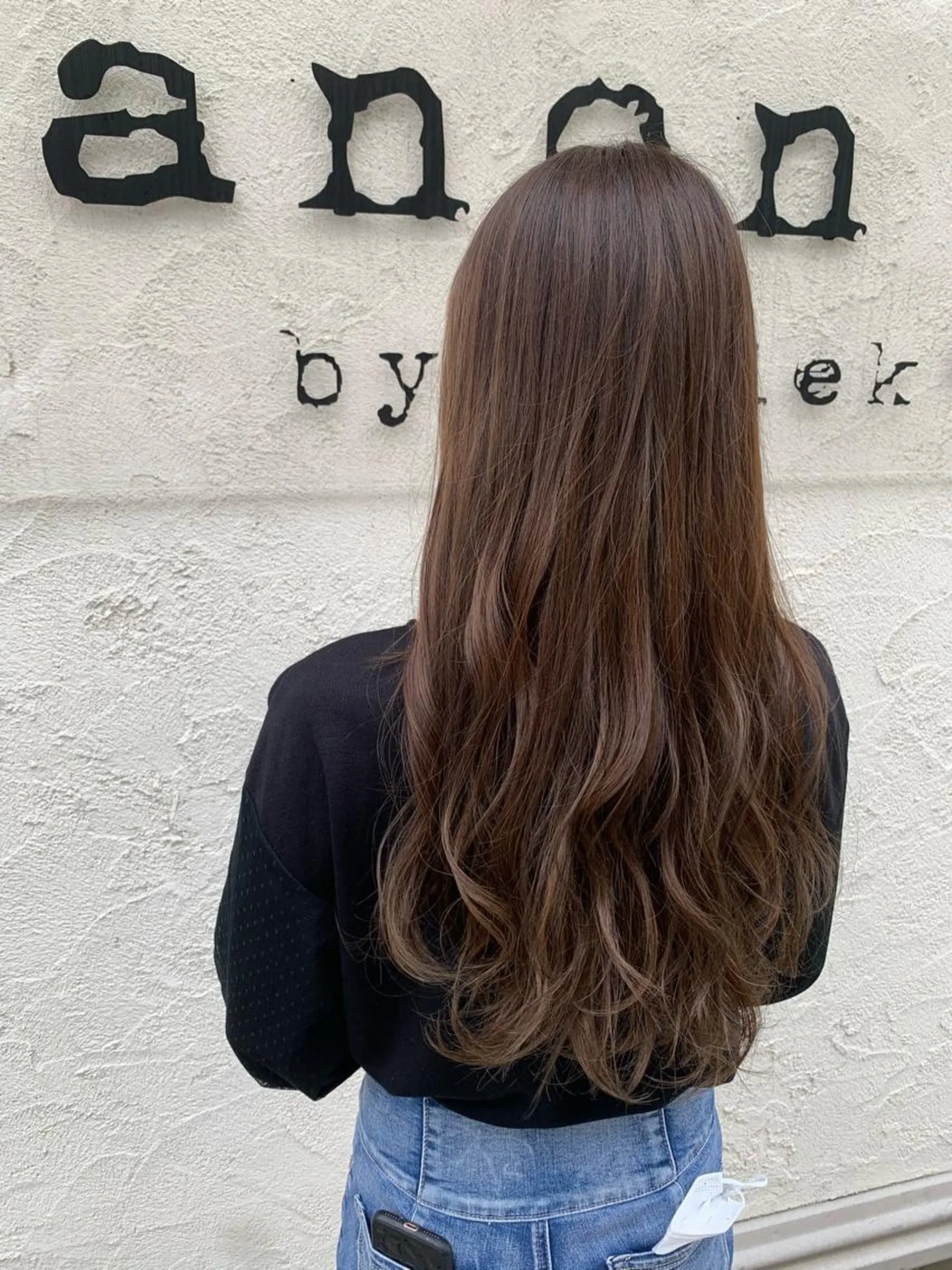 ロング カラー 髪質改善色素改善特化 keiのヘアスタイル