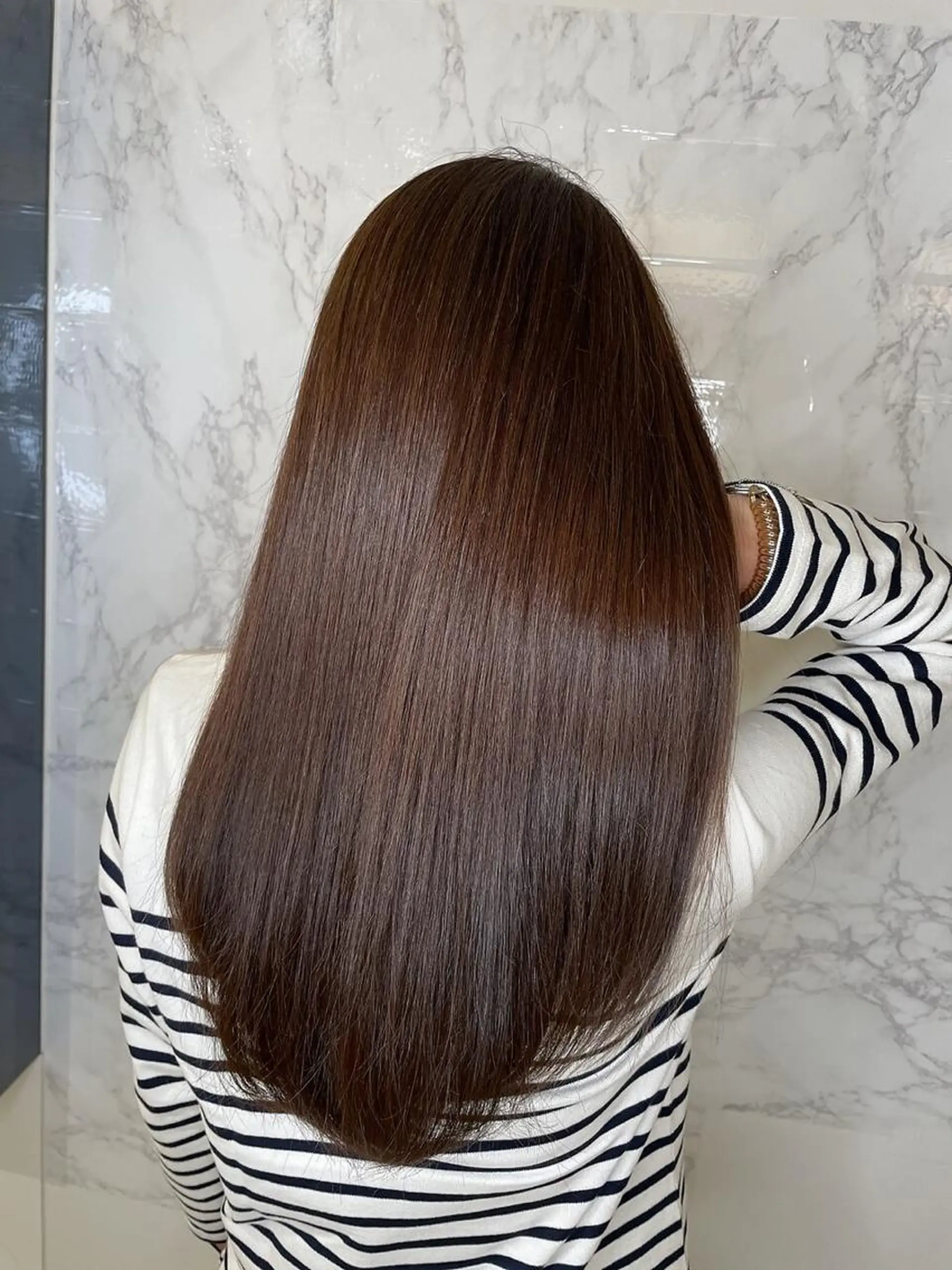 ロング カラー 髪質改善・縮毛矯正 濱　泰賀のヘアスタイル