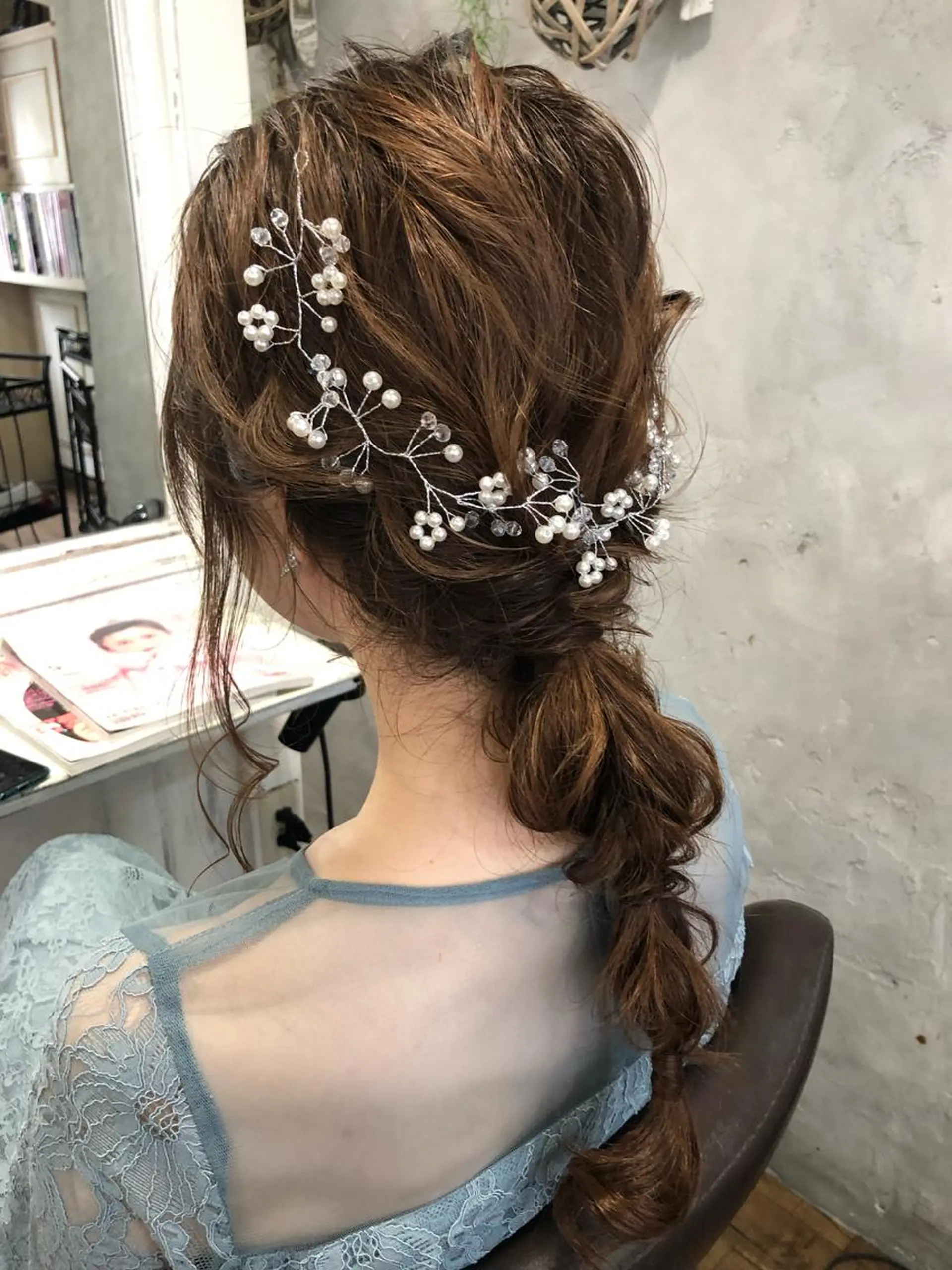 ミディアム ヘアアレンジ 遠藤 拓馬のヘアスタイル