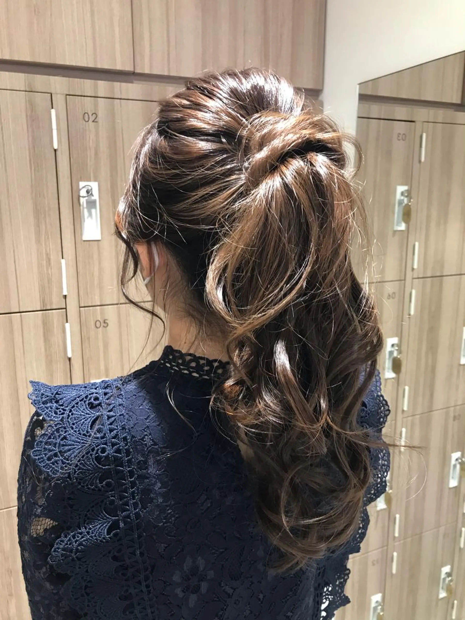 ロング ヘアアレンジ ヘアセット/メンズ パーマChihoのヘアスタイル