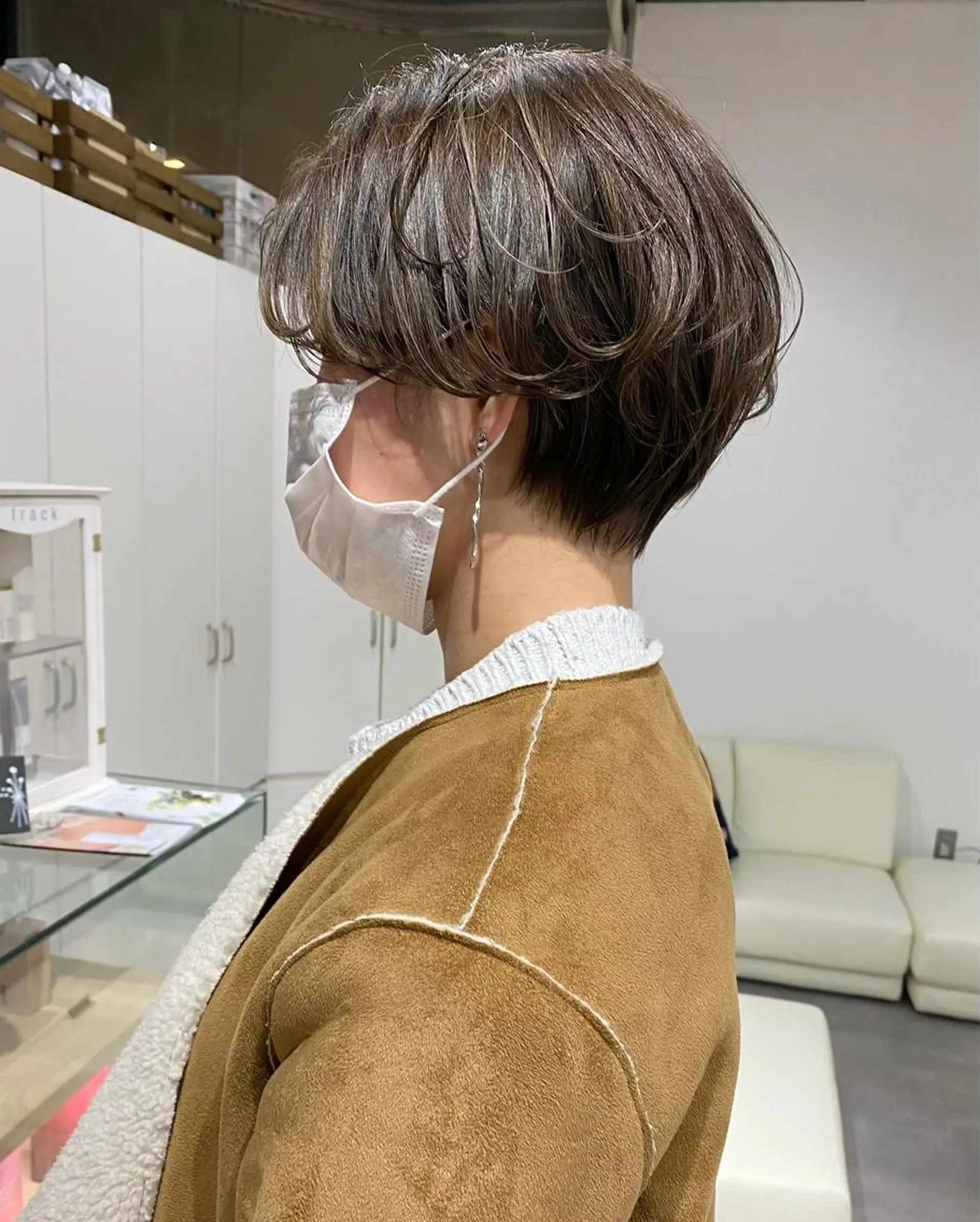 ショート カラー ヘアアレンジ 横浜縮毛矯正 ☆渋谷良太のヘアスタイル