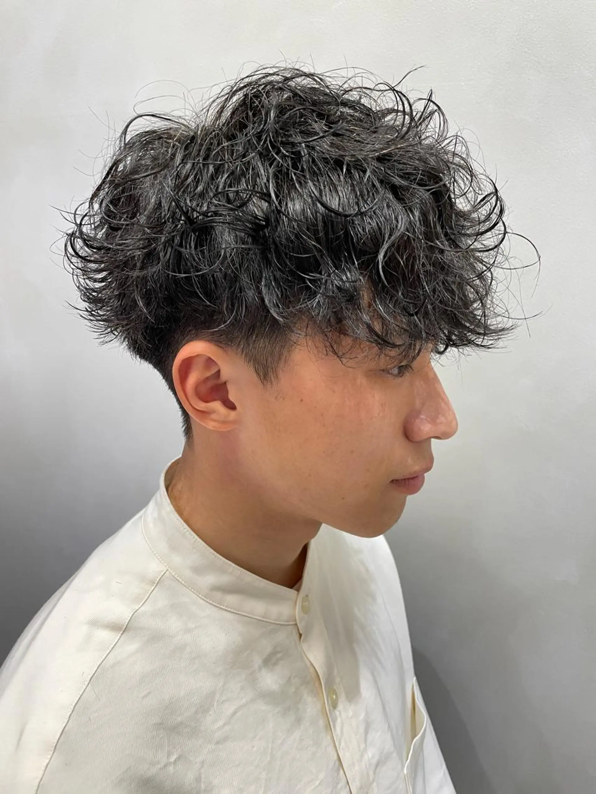 パーマ メンズ メンズパーマ 波巻きパーマ カット パーマ 福永速人 /メンズパーマのヘアスタイル