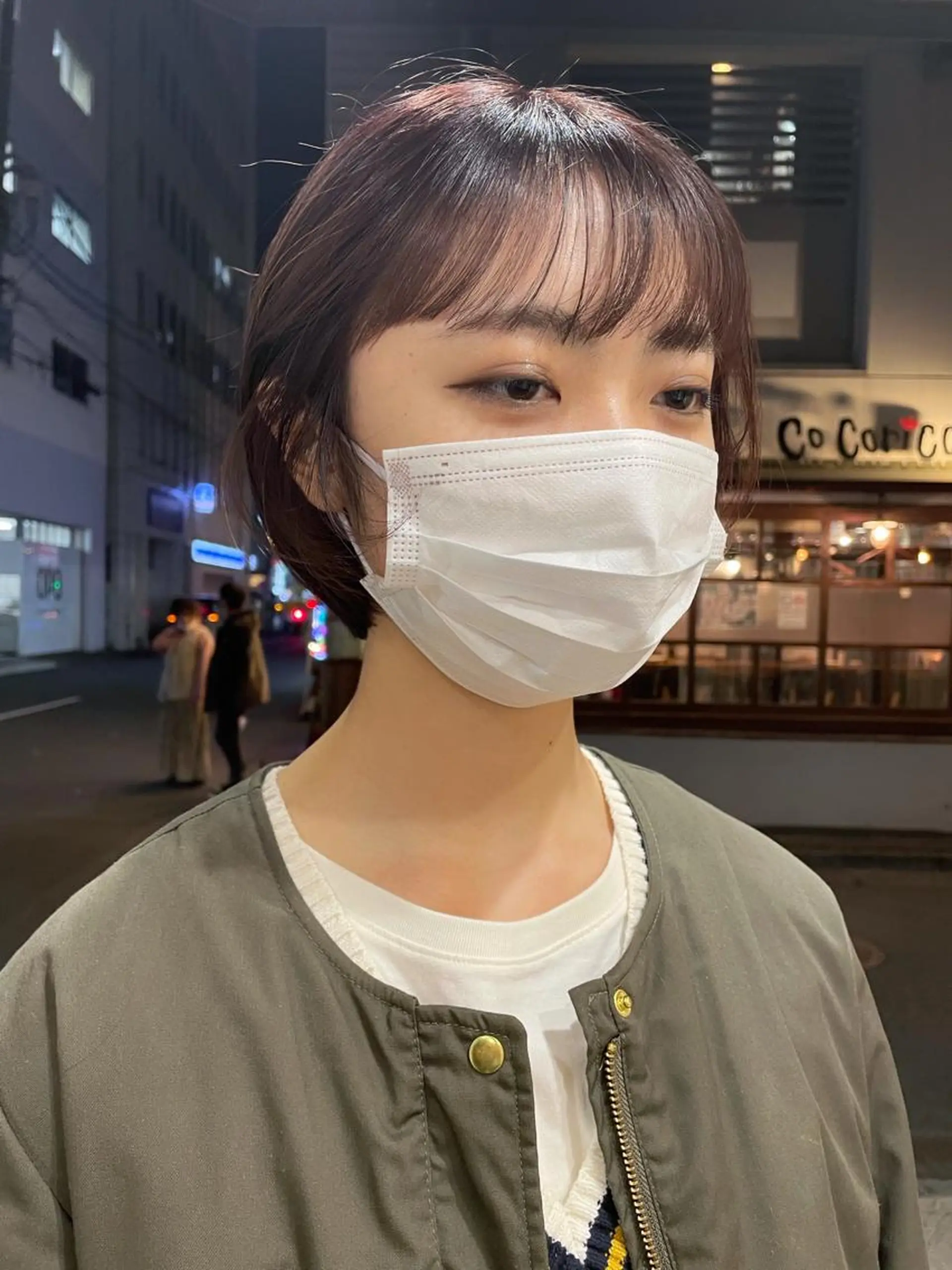 ショート カラー カット ヘアカラー トリートメント haru/レイヤー/ ウルフのヘアスタイル