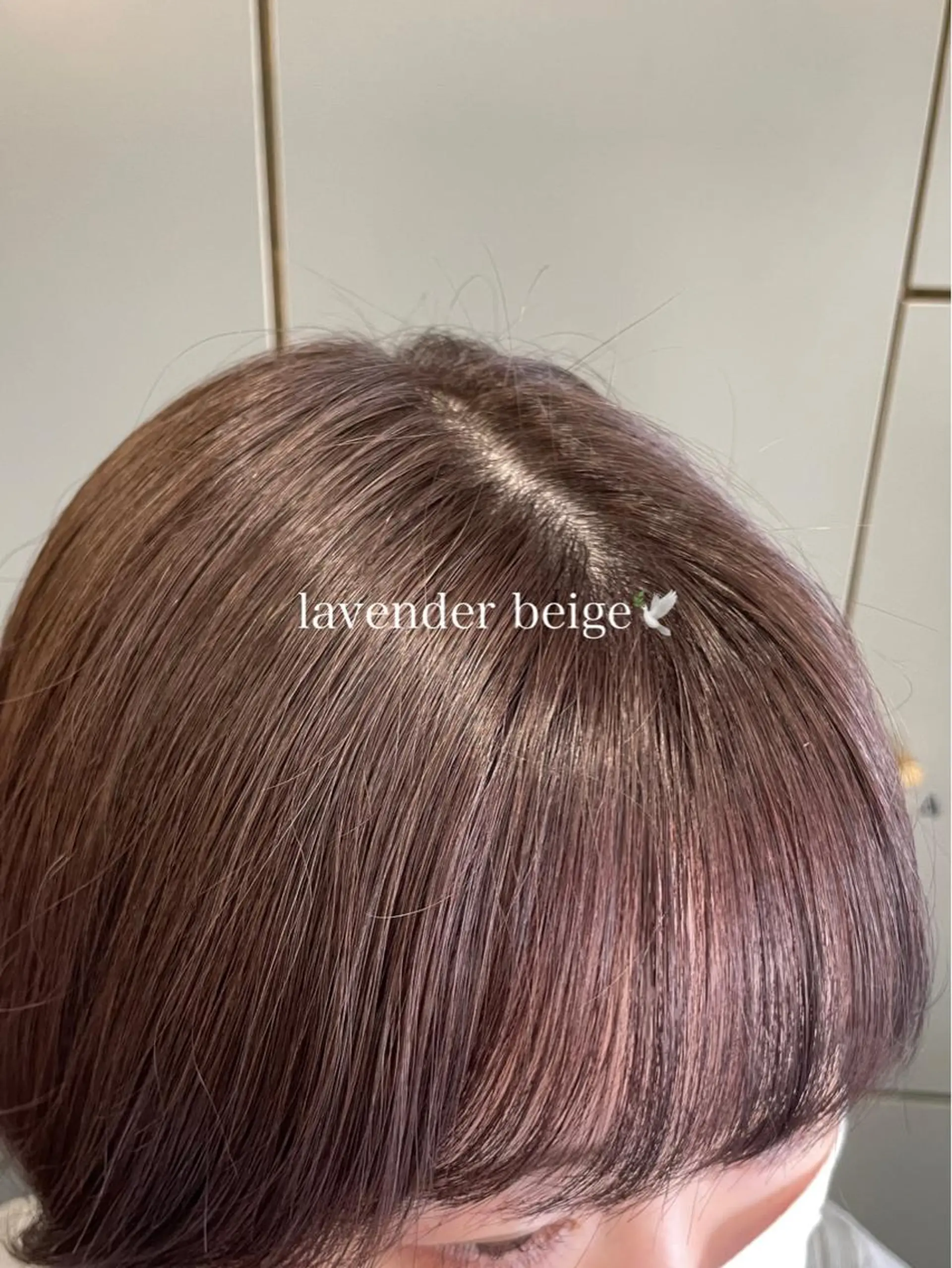 ショート カラー ベージュカラー ラベンダーカラー ラベンダーベージュ ヘアセット大募集 ˗ˋˏairiˎˊ˗のヘアスタイル