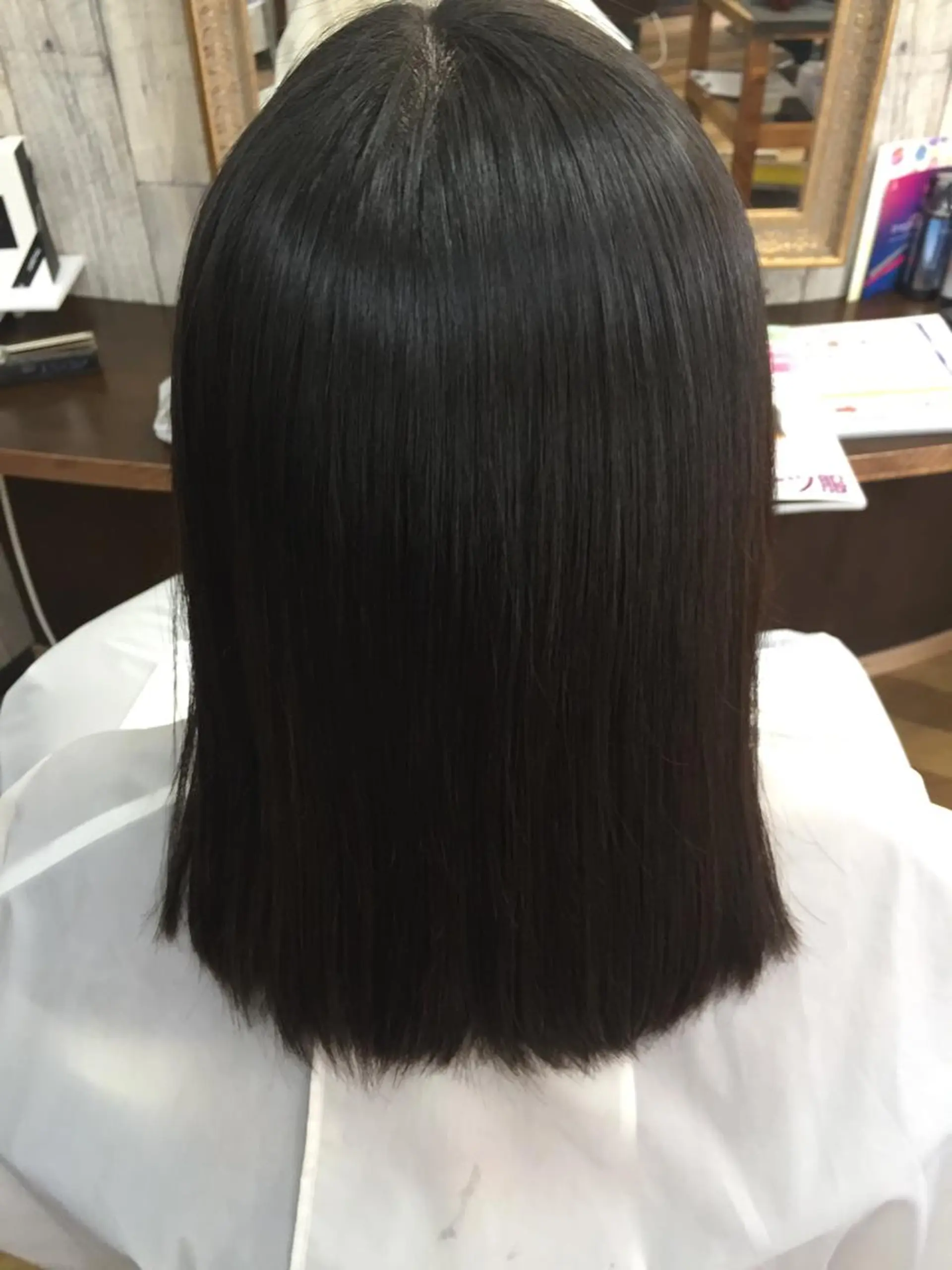パーマ 縮毛矯正 中山 ルミ子のヘアスタイル