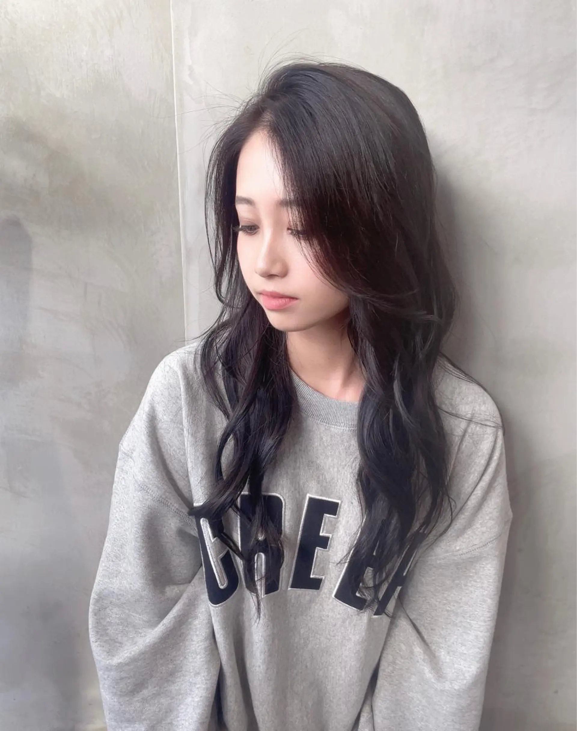 ミディアム カラー 韓国ヘア 店長NEGIのヘアスタイル